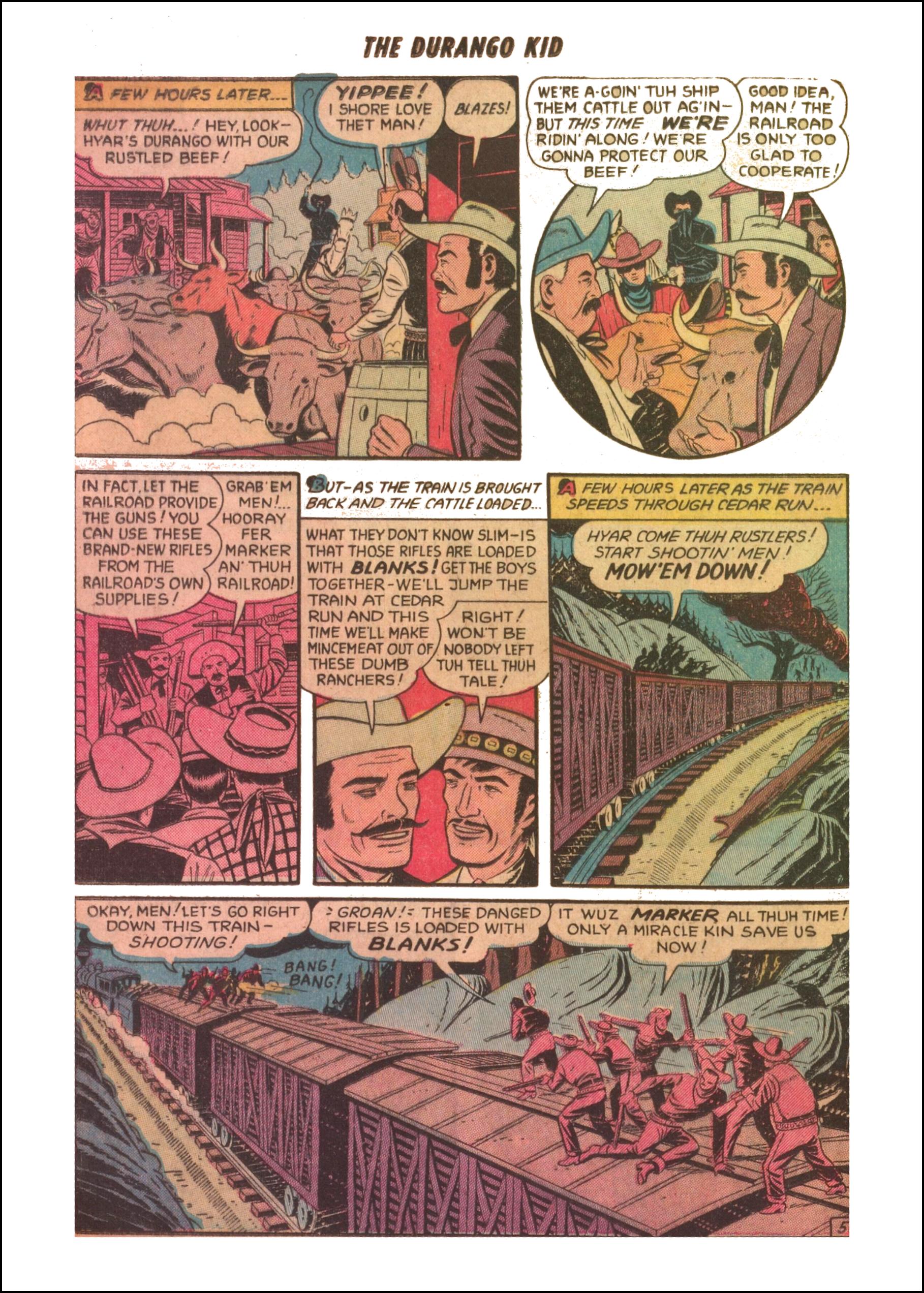 Read online Charles Starrett as The Durango Kid comic -  Issue #21 - 22