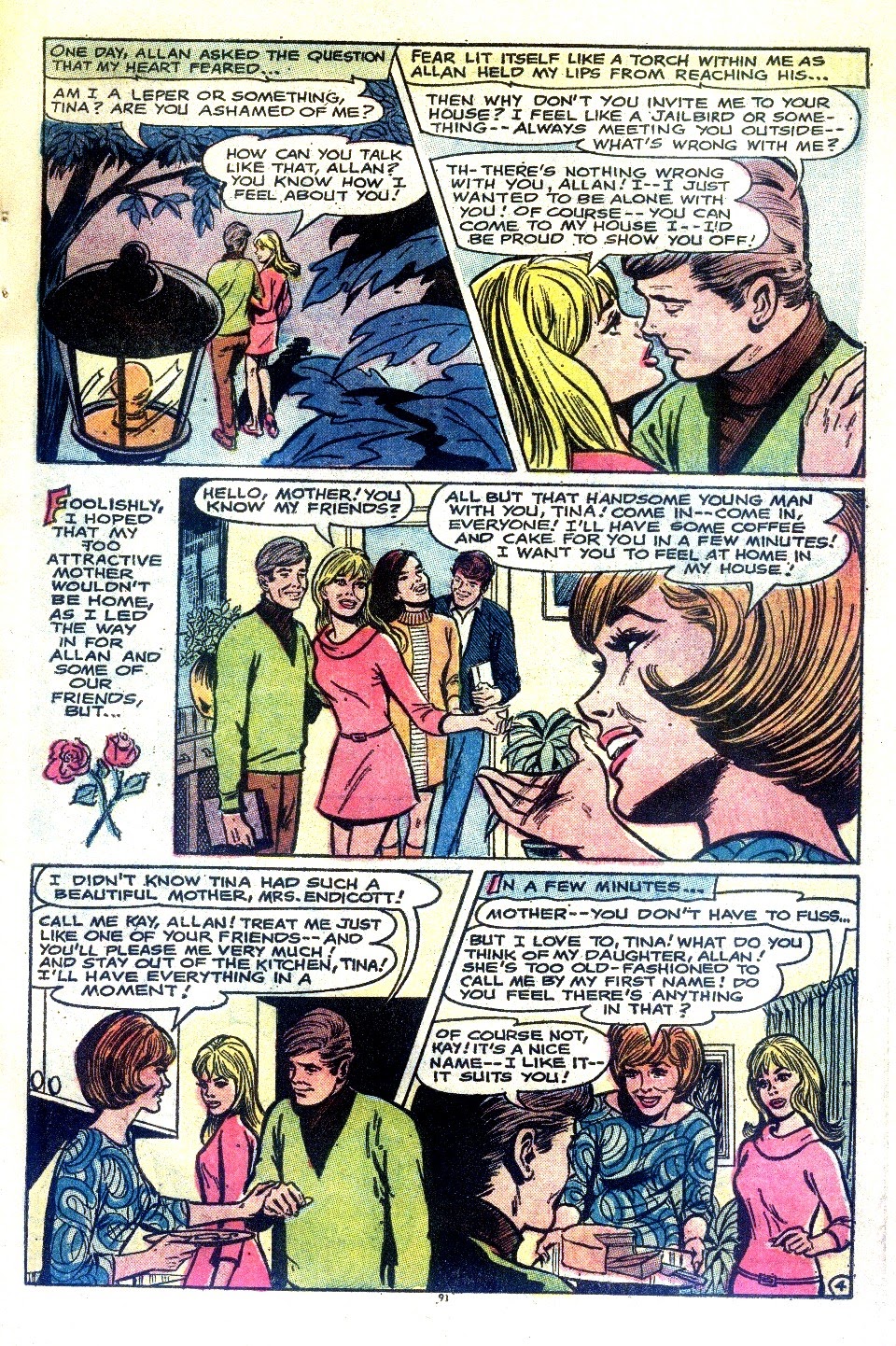 Read online Young Love (1963) comic -  Issue #107 - 91