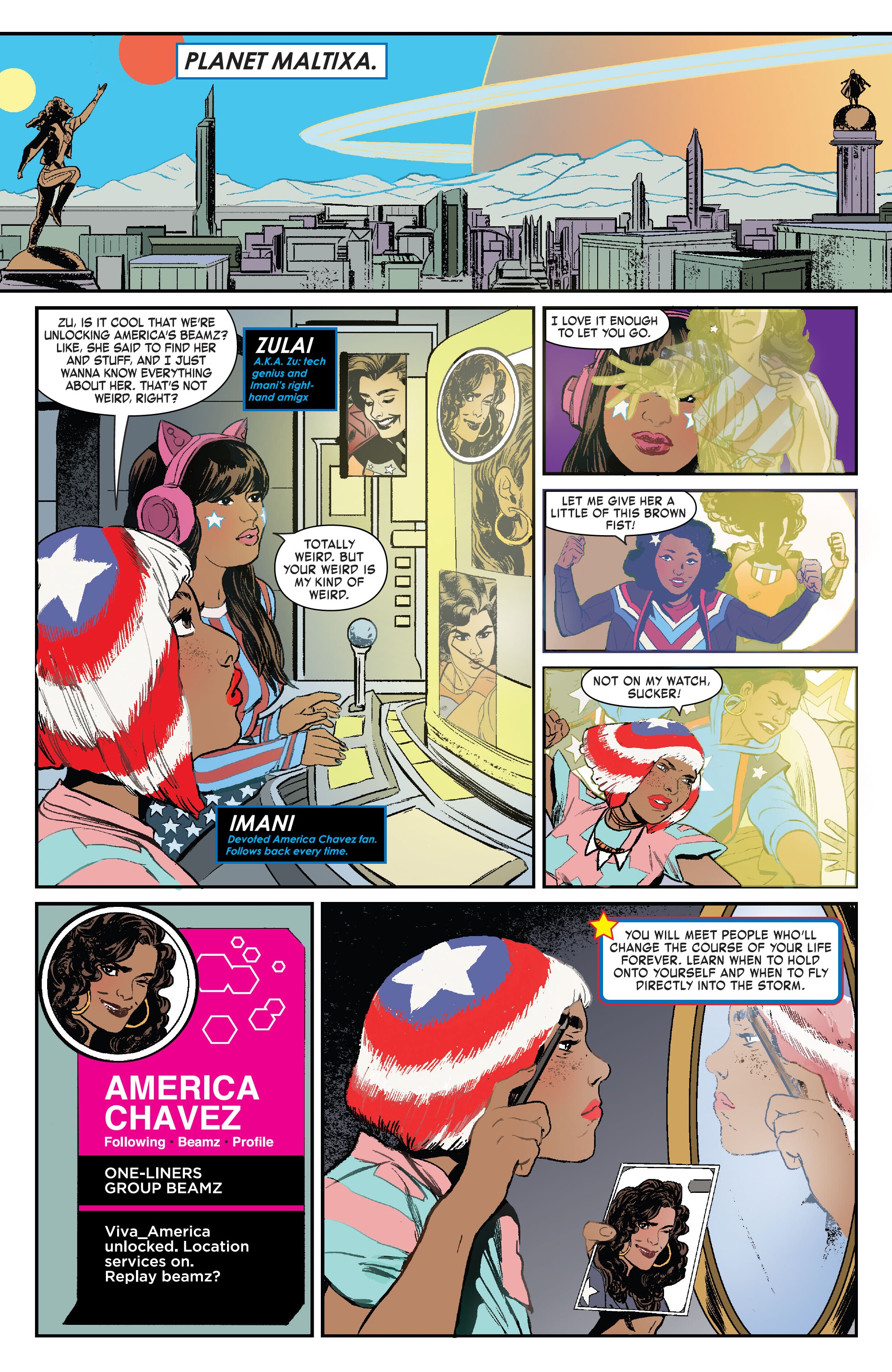 Read online Marvel-Verse: America Chavez comic -  Issue # TPB - 60