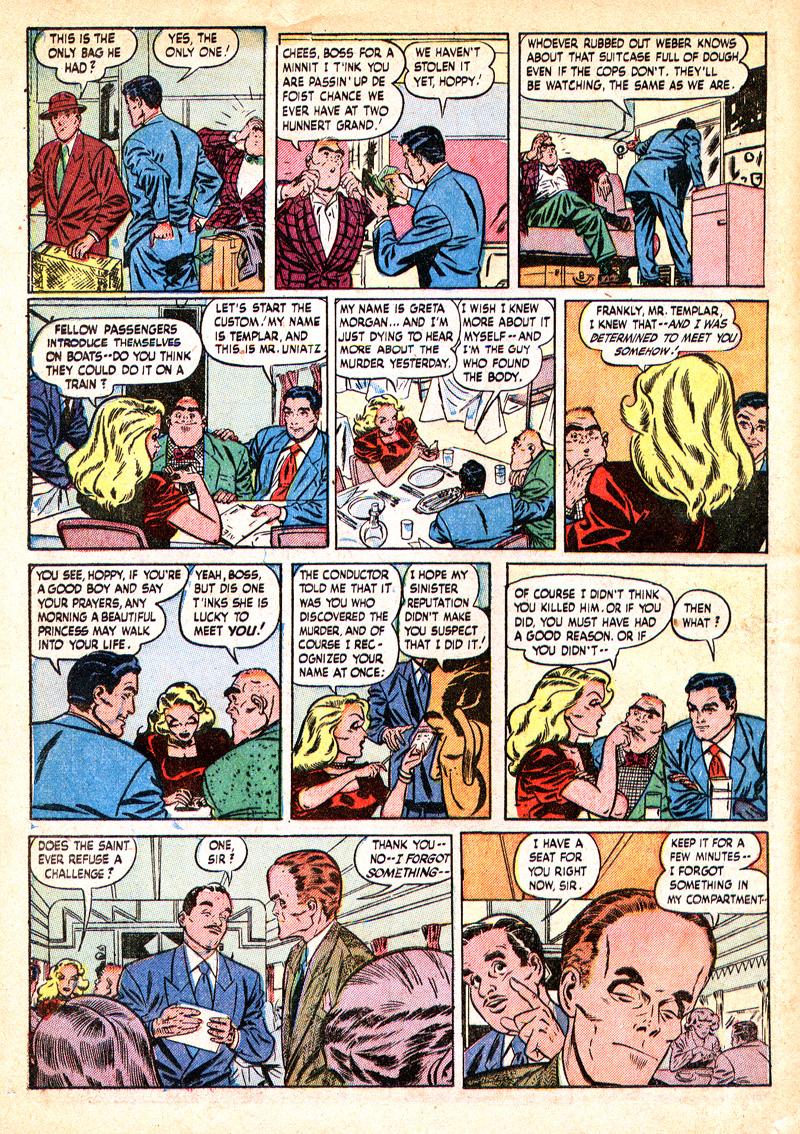 Read online The Saint (1947) comic -  Issue #9 - 19