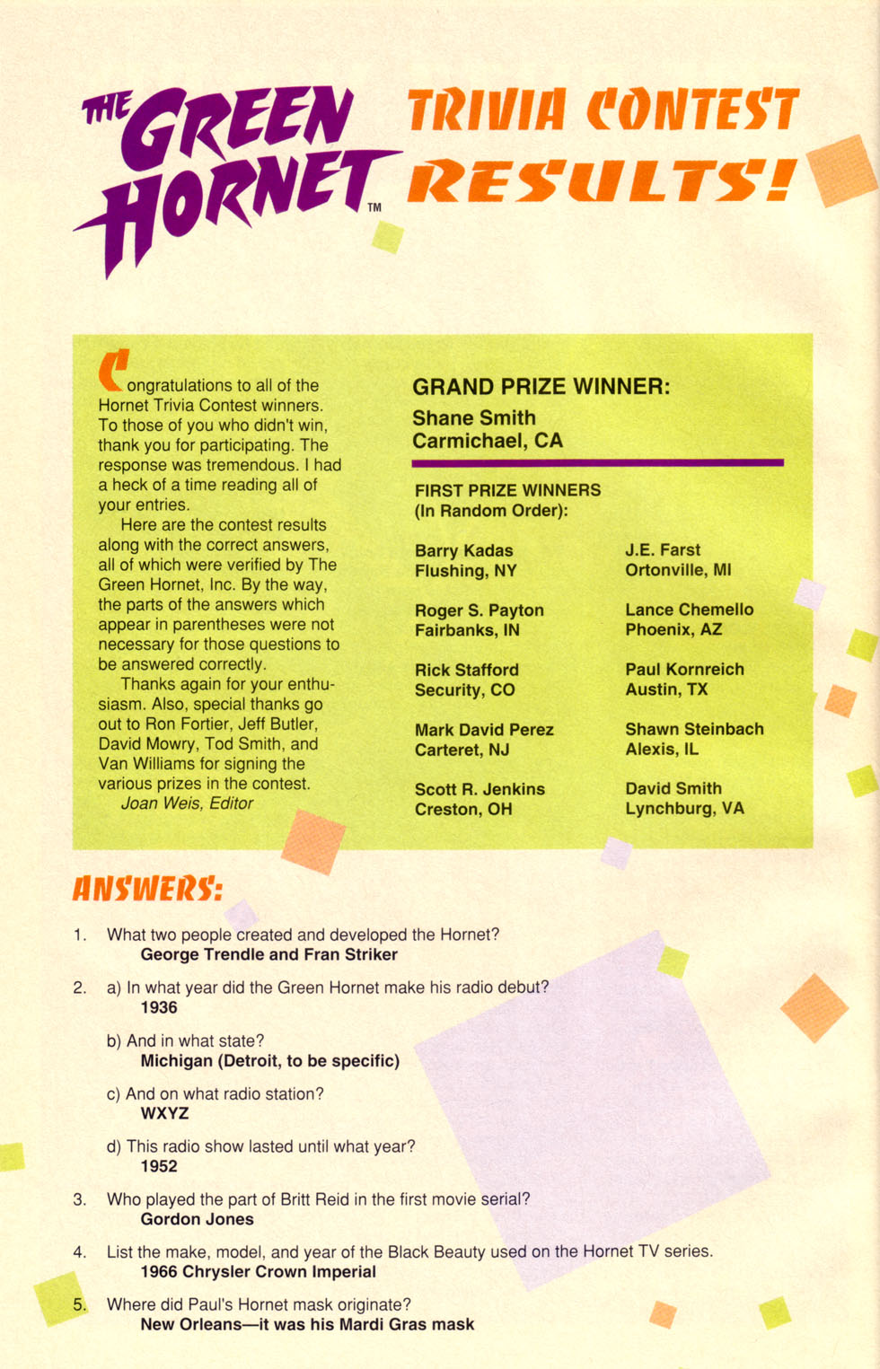 Read online The Green Hornet (1991) comic -  Issue #18 - 23