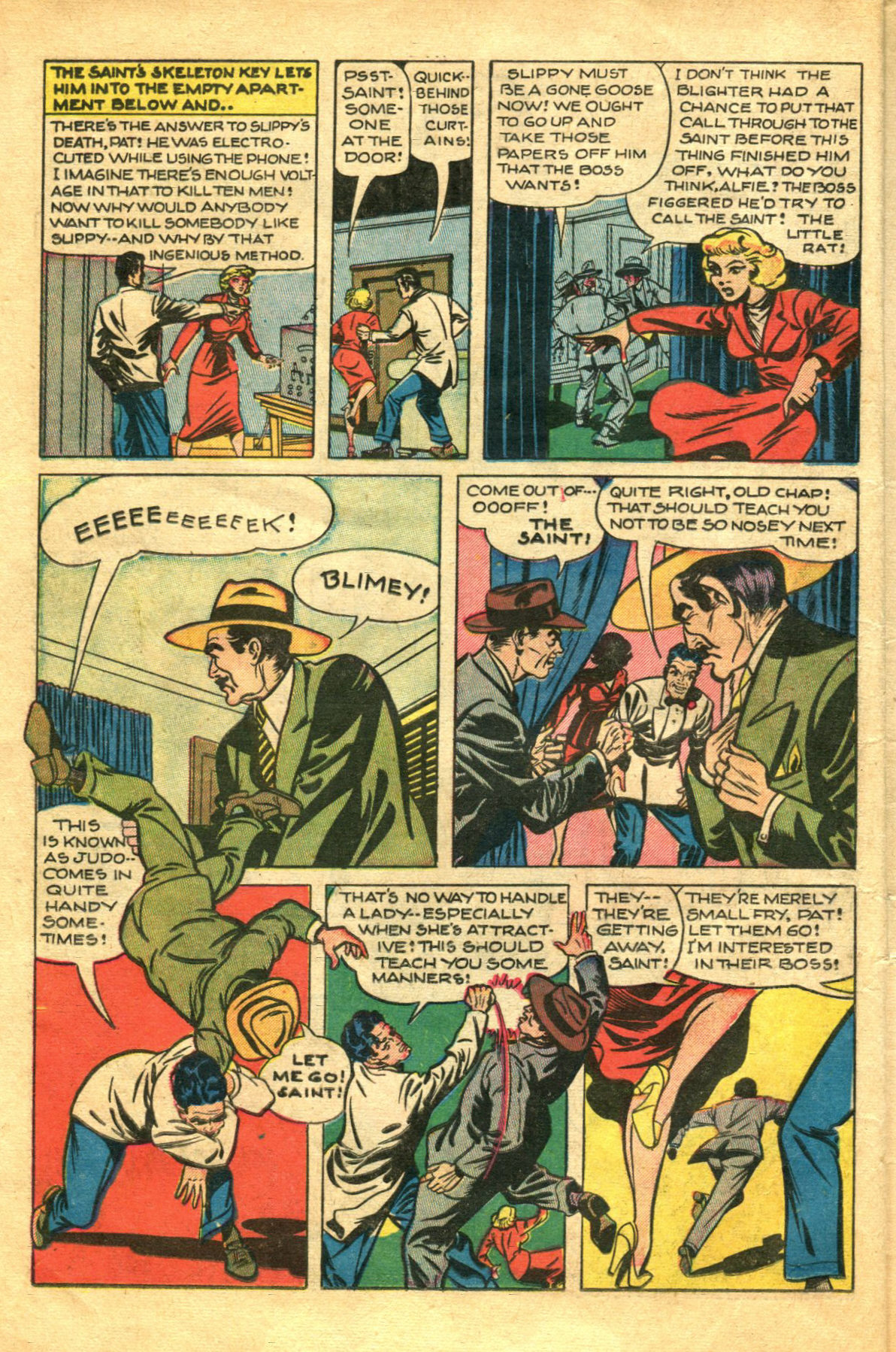 Read online The Saint (1947) comic -  Issue #7 - 14