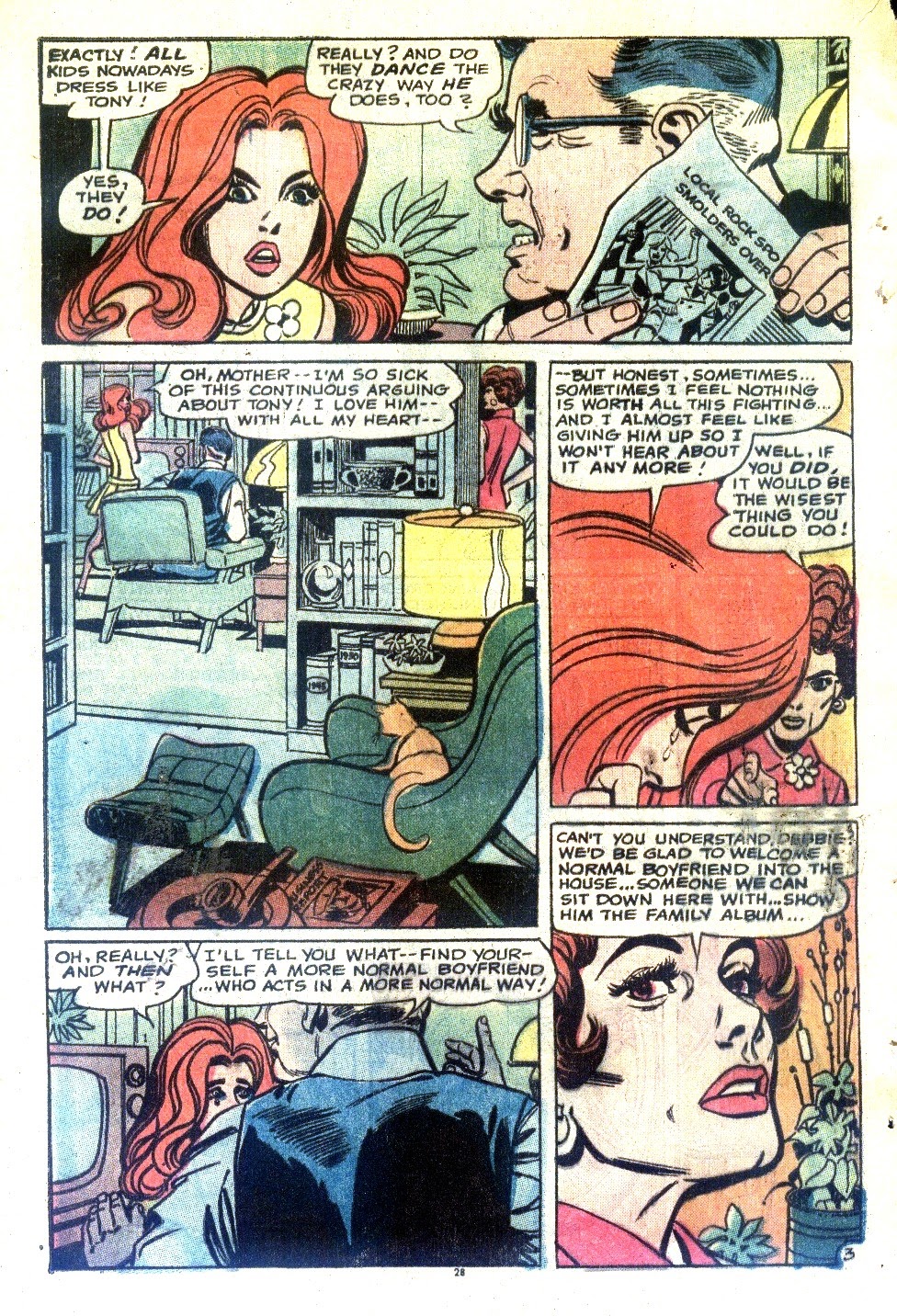 Read online Young Love (1963) comic -  Issue #107 - 28