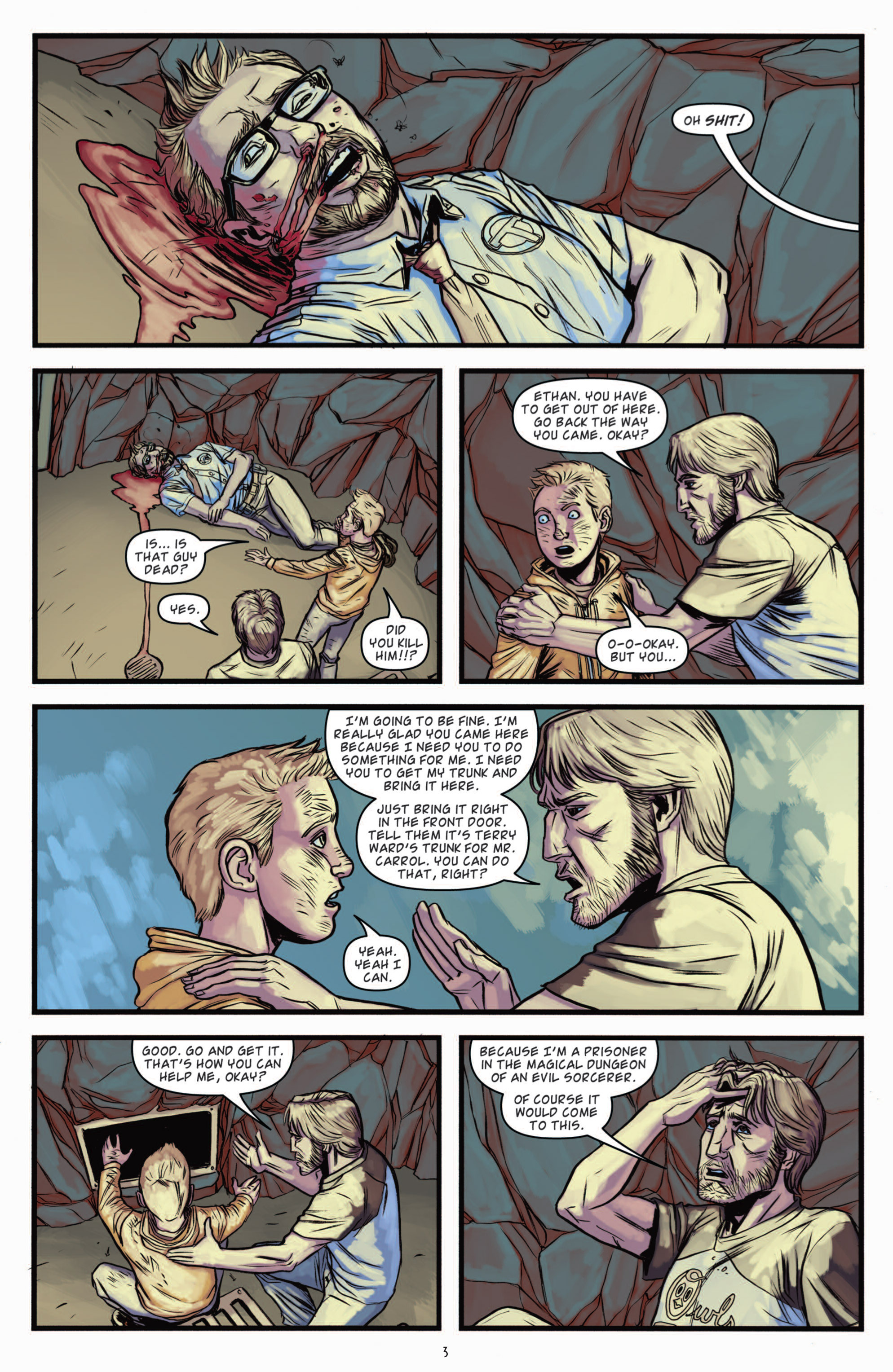 Read online Smoke And Mirrors comic -  Issue #5 - 6