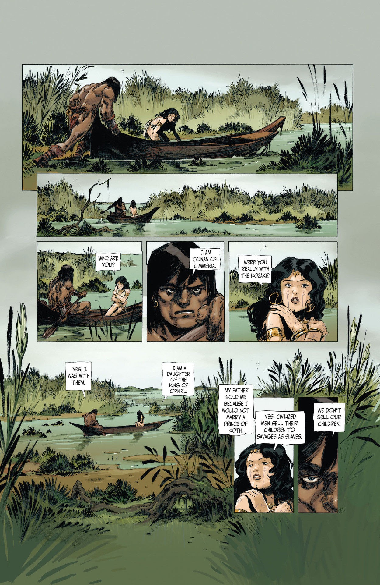 Read online The Cimmerian comic -  Issue # TPB 3 - 11