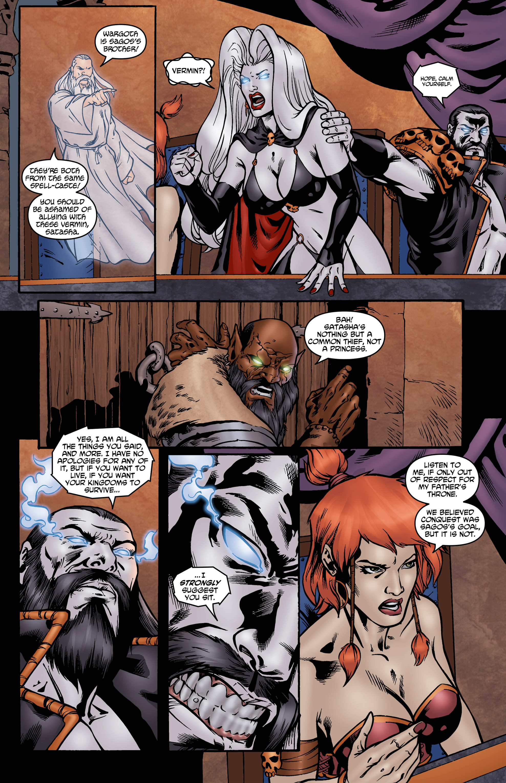 Read online Lady Death Origins comic -  Issue #8 - 9