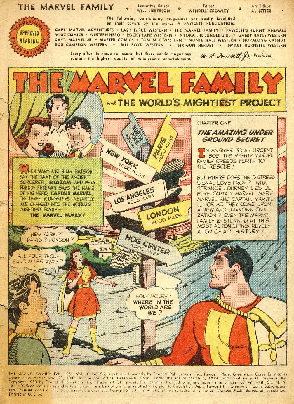 Read online The Marvel Family comic -  Issue #56 - 3