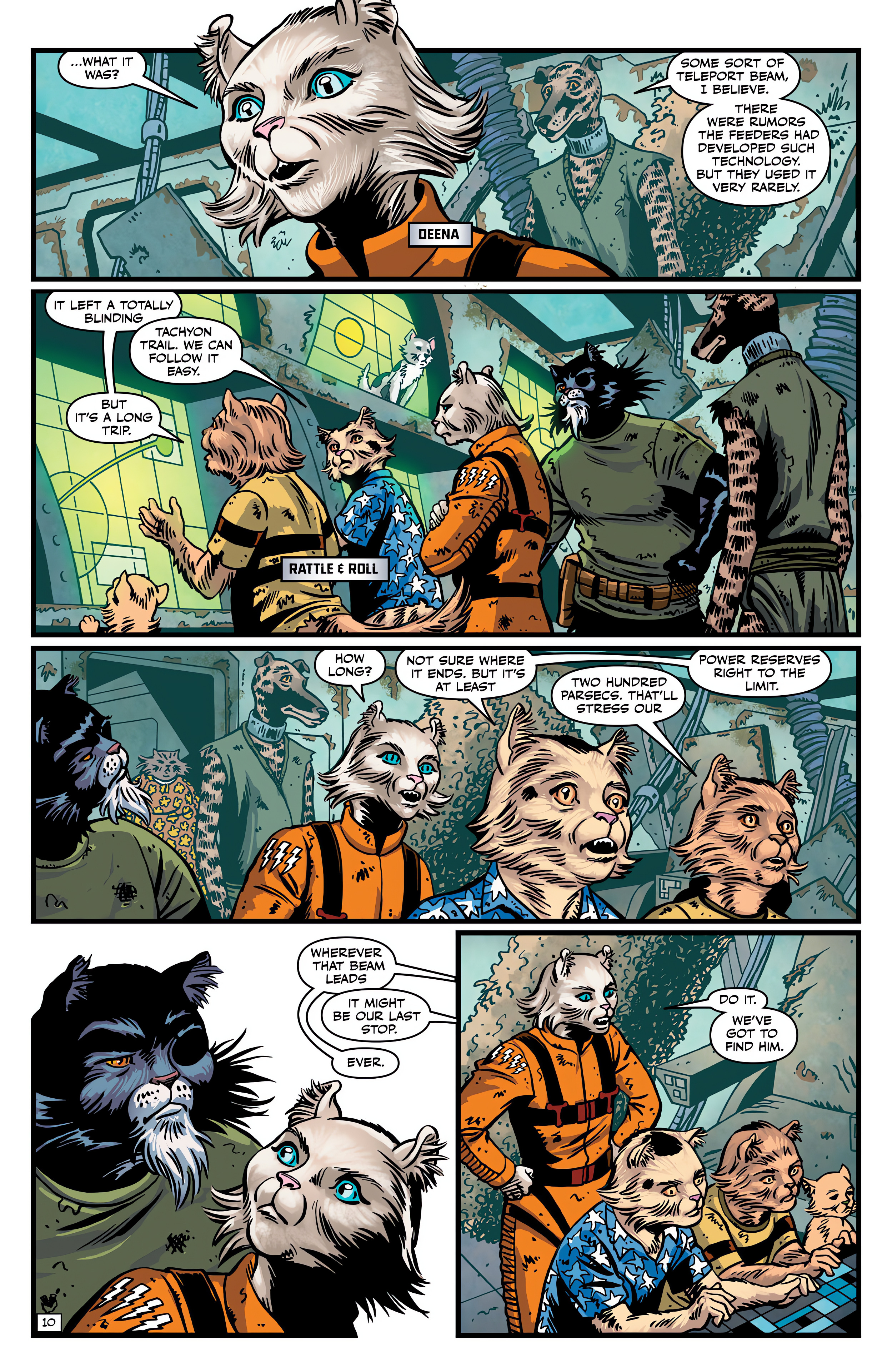 Read online Captain Ginger: The Last Feeder comic -  Issue #1 - 12