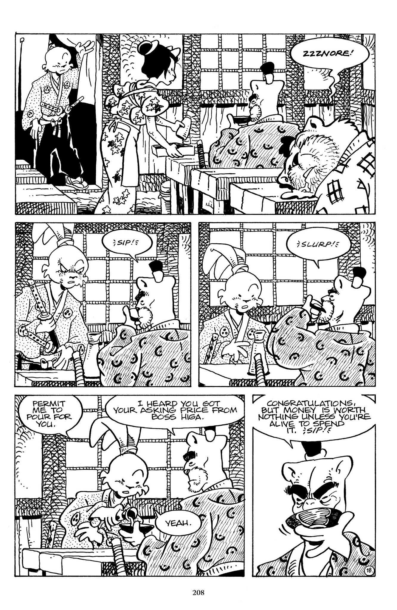 Read online The Usagi Yojimbo Saga comic -  Issue # TPB 7 - 203