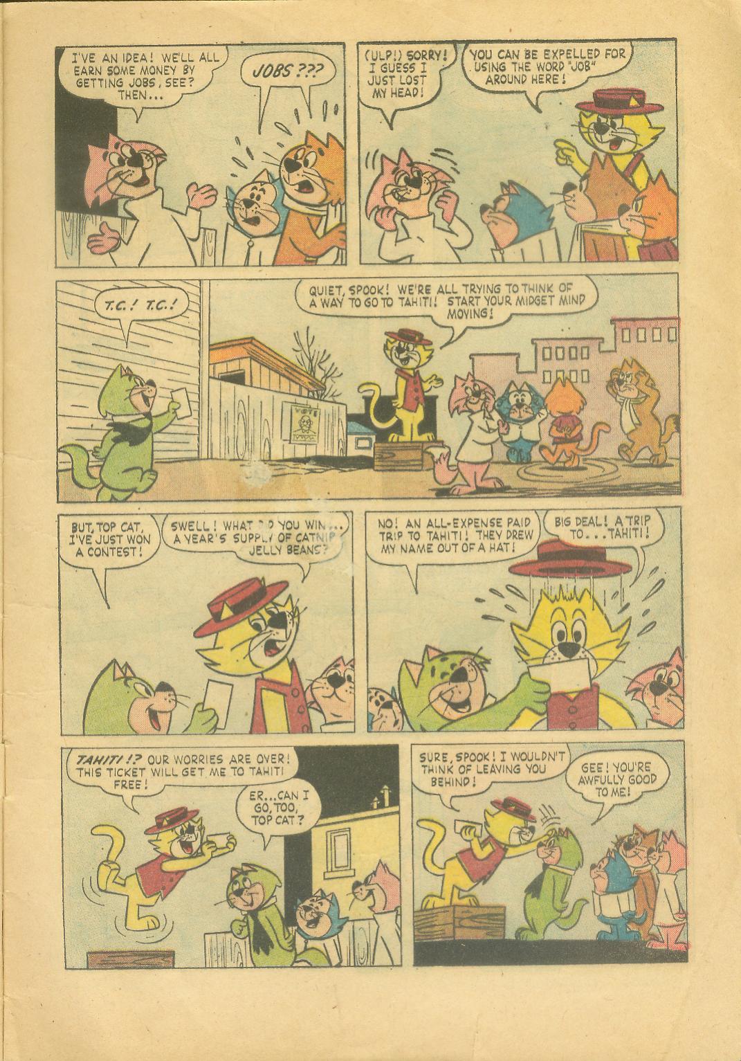 Read online Top Cat (1962) comic -  Issue #1 - 5