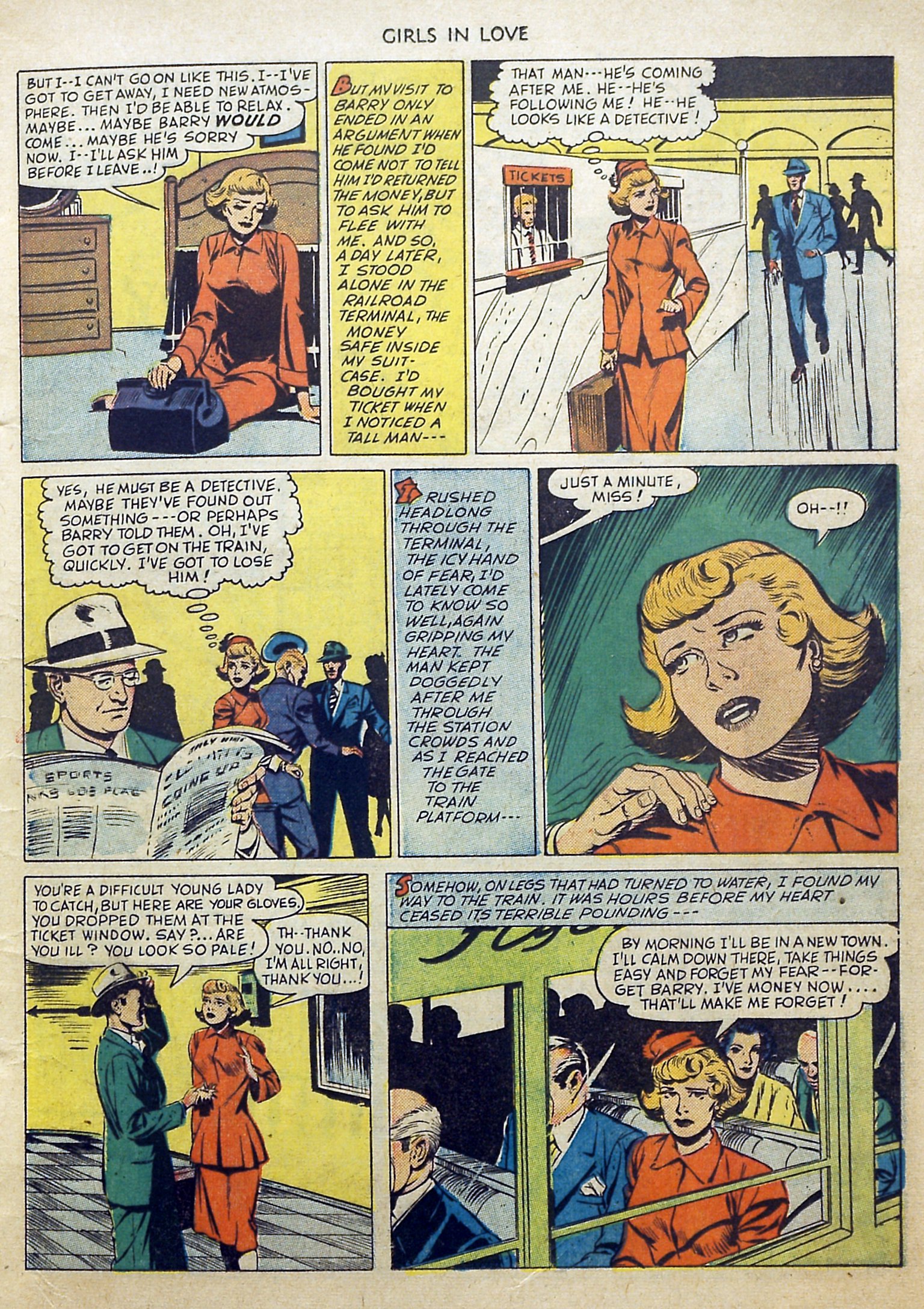Read online Girls in Love (1950) comic -  Issue #2 - 13