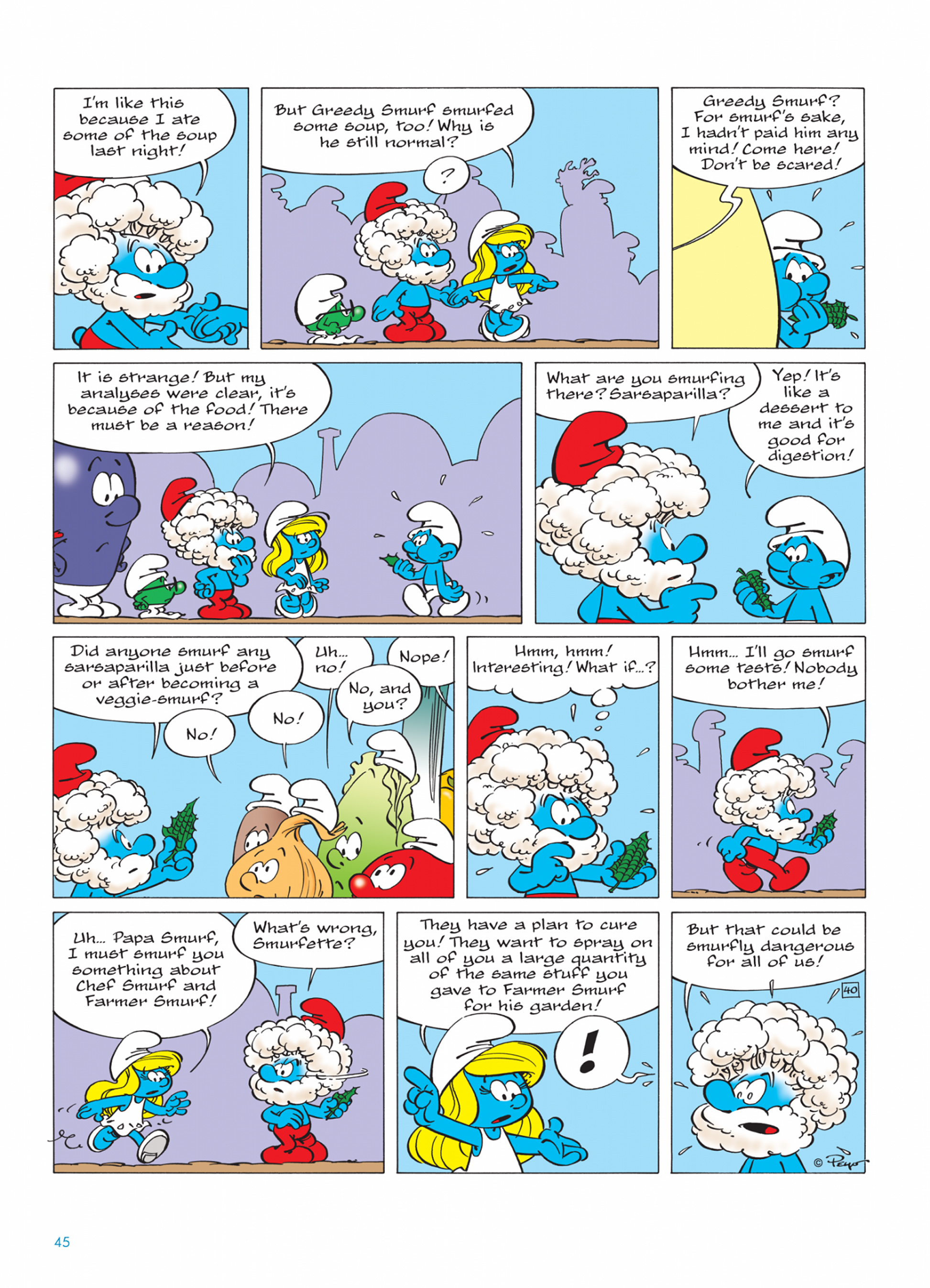 Read online The Smurfs comic -  Issue #26 - 45