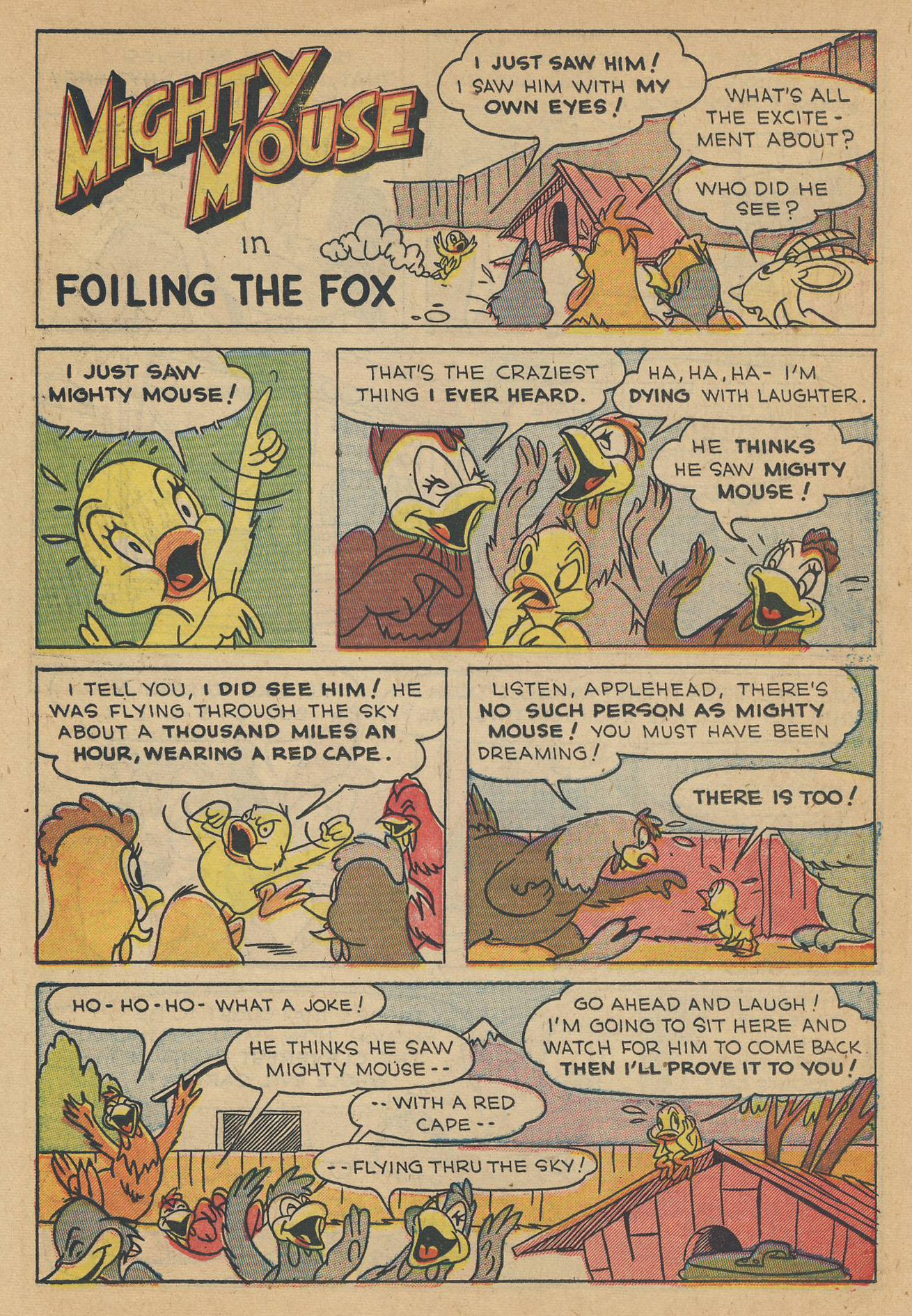 Read online Paul Terry's Mighty Mouse Comics comic -  Issue #54 - 11