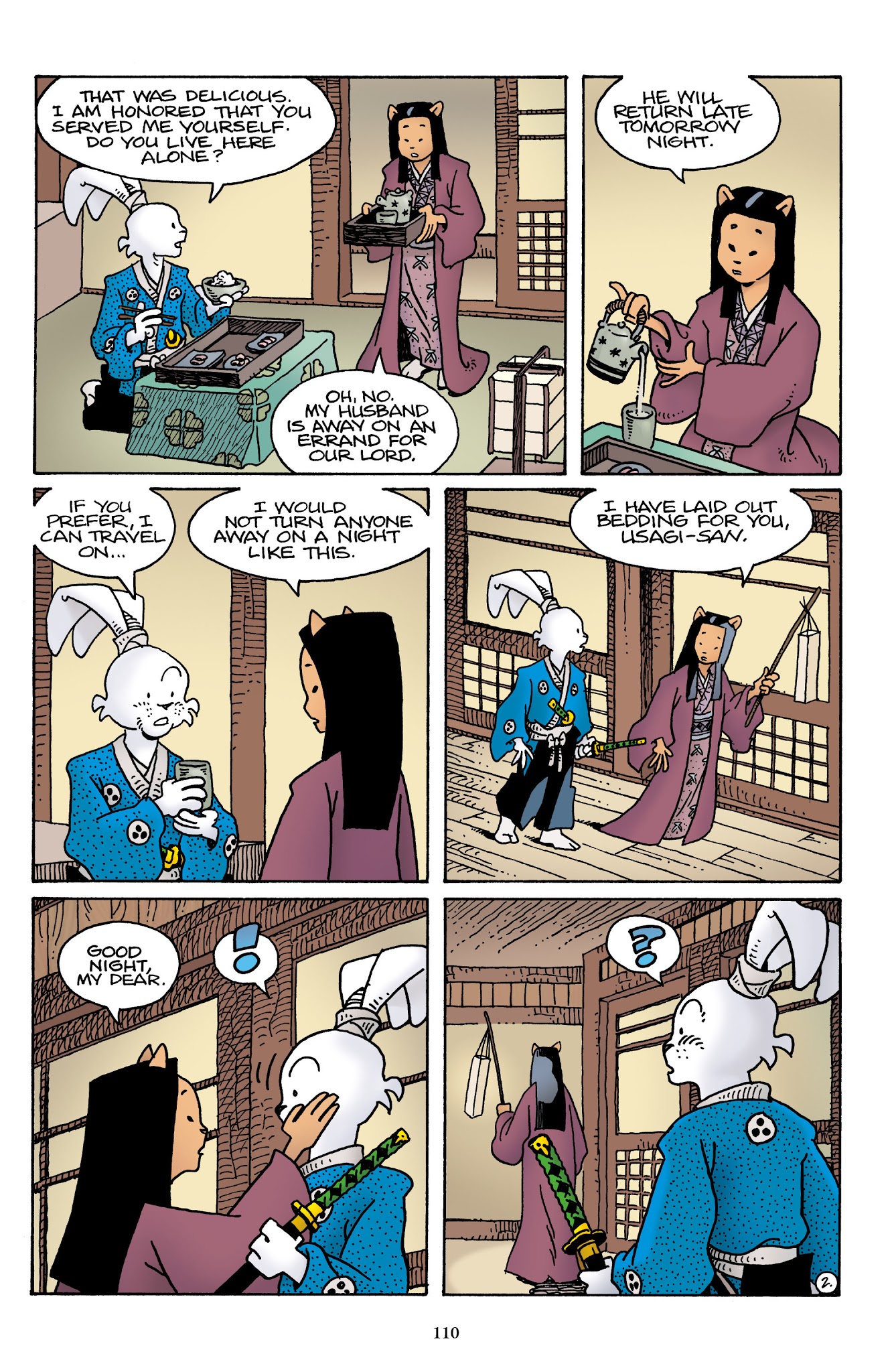 Read online The Usagi Yojimbo Saga comic -  Issue # TPB 7 - 107