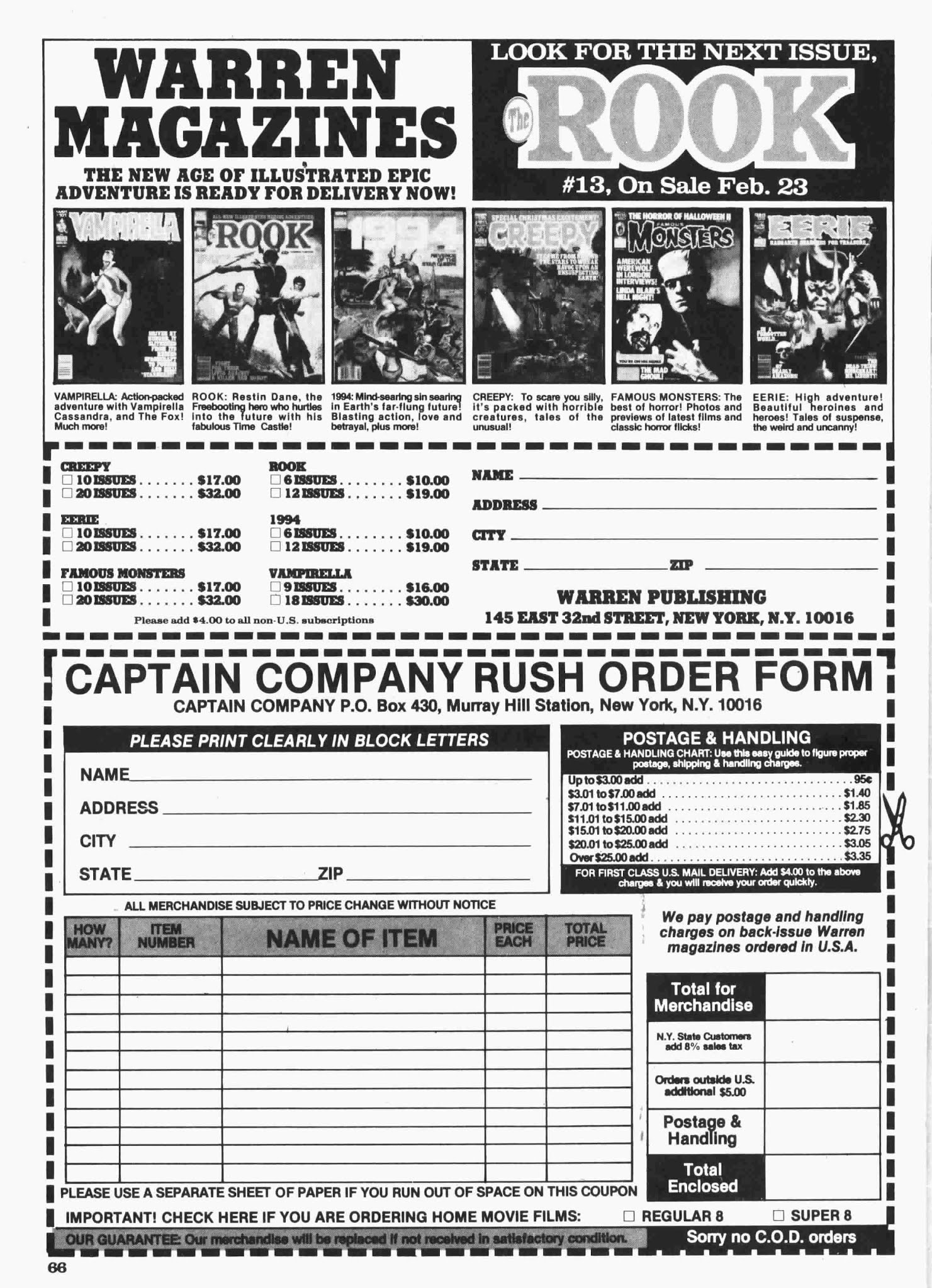 Read online The Rook Magazine comic -  Issue #13 - 66