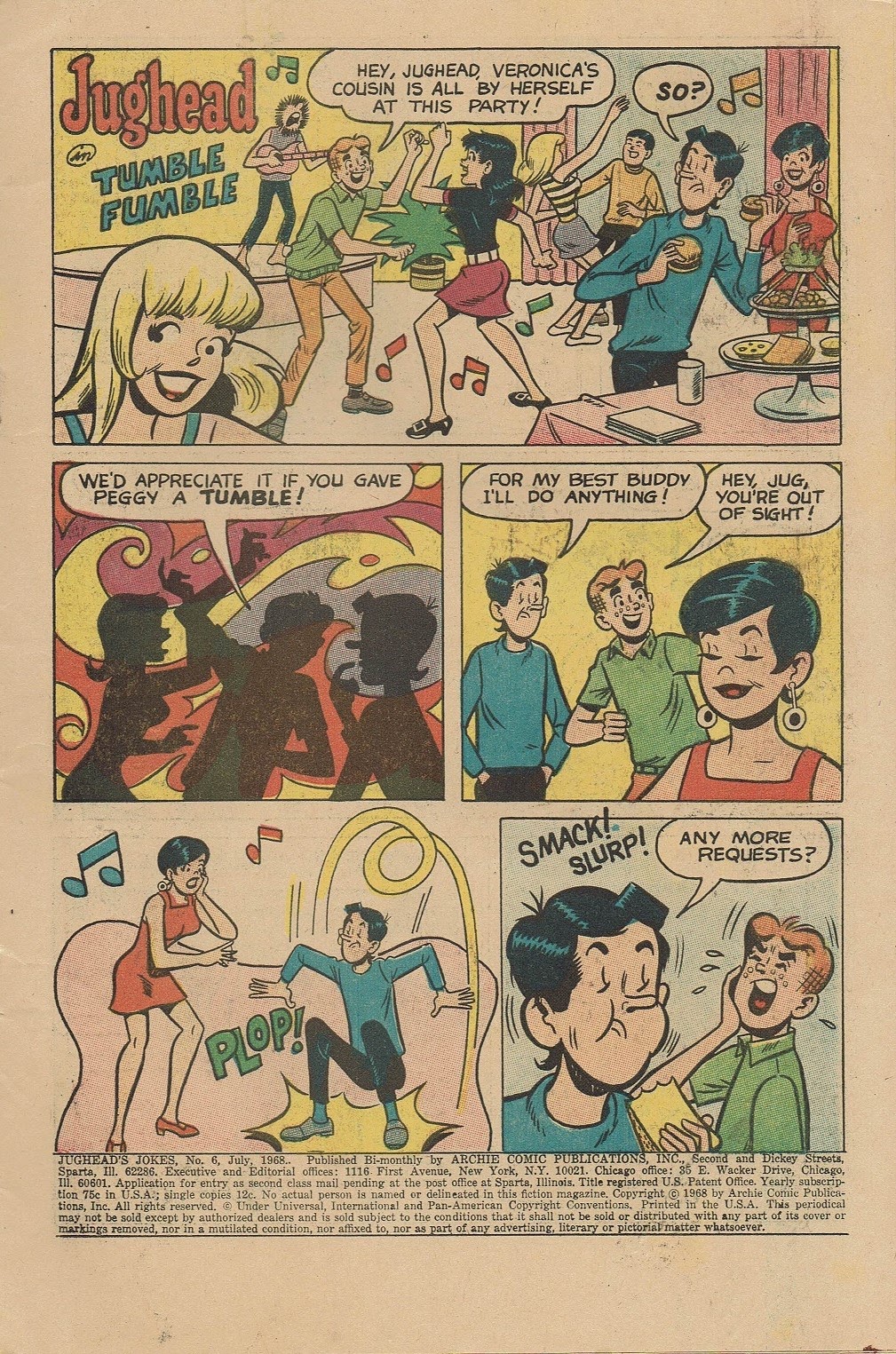 Read online Jughead's Jokes comic -  Issue #6 - 3