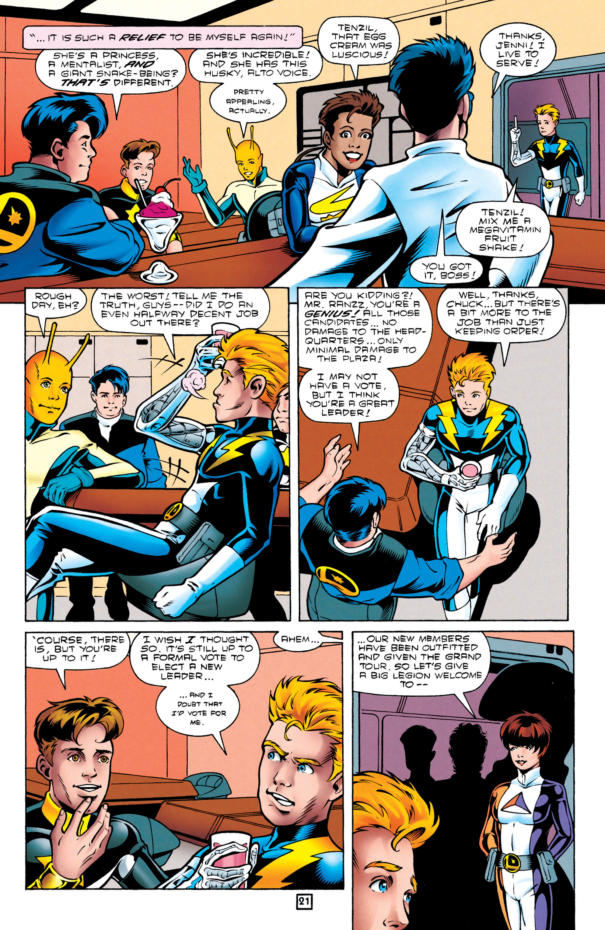 Read online Legionnaires comic -  Issue #43 - 21