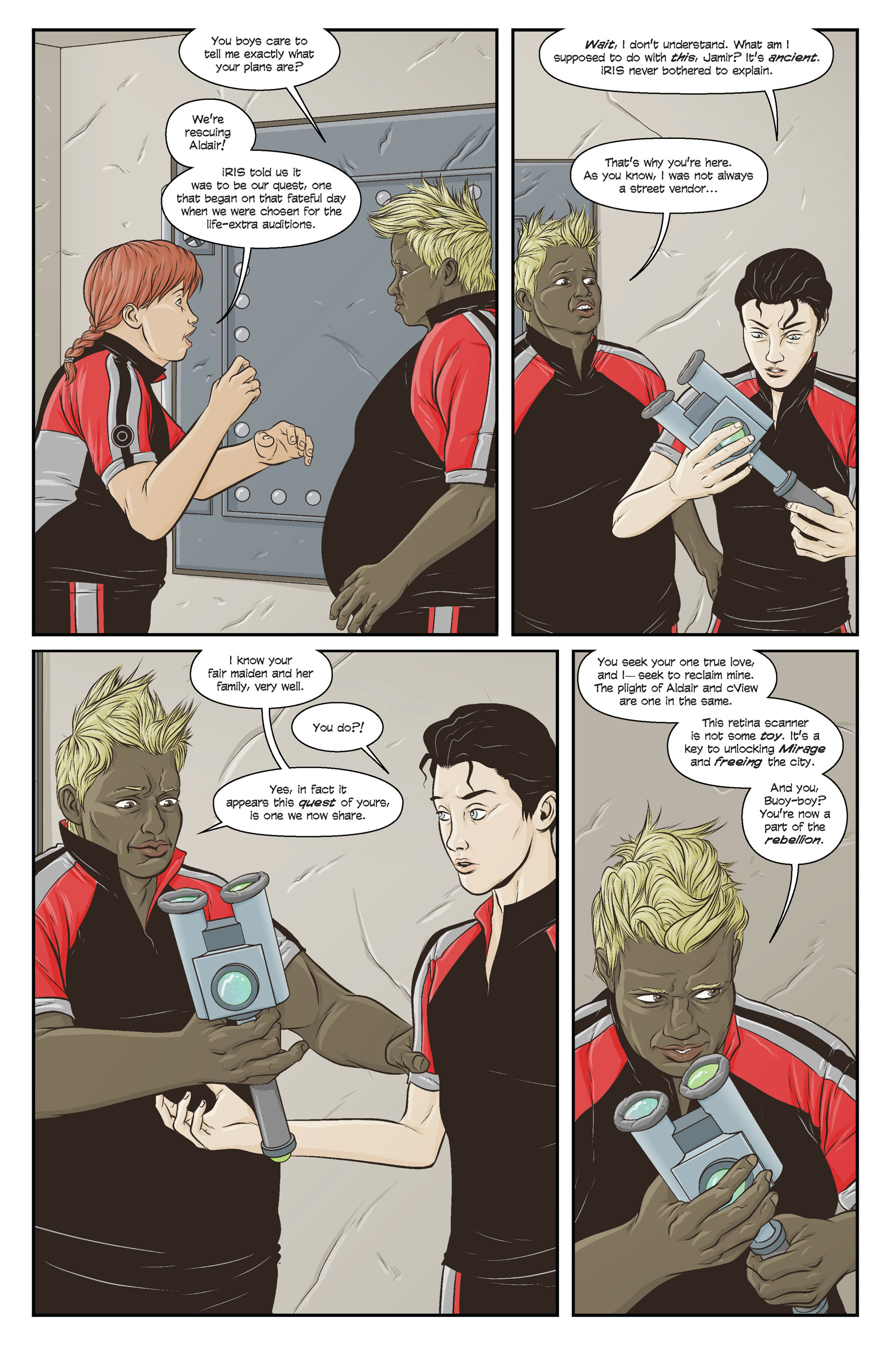 Read online Skinned comic -  Issue #5 - 3