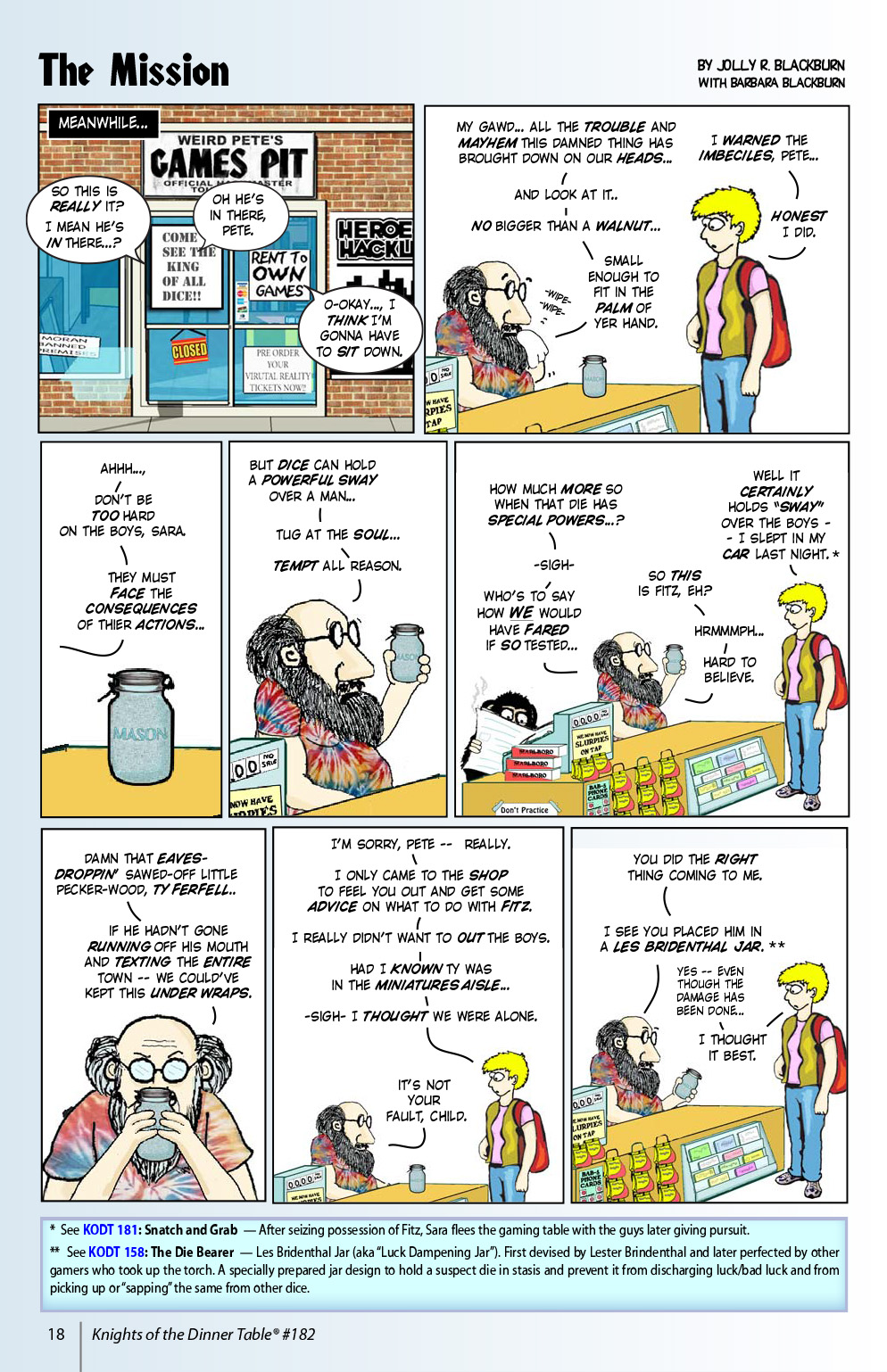 Read online Knights of the Dinner Table comic -  Issue #182 - 20