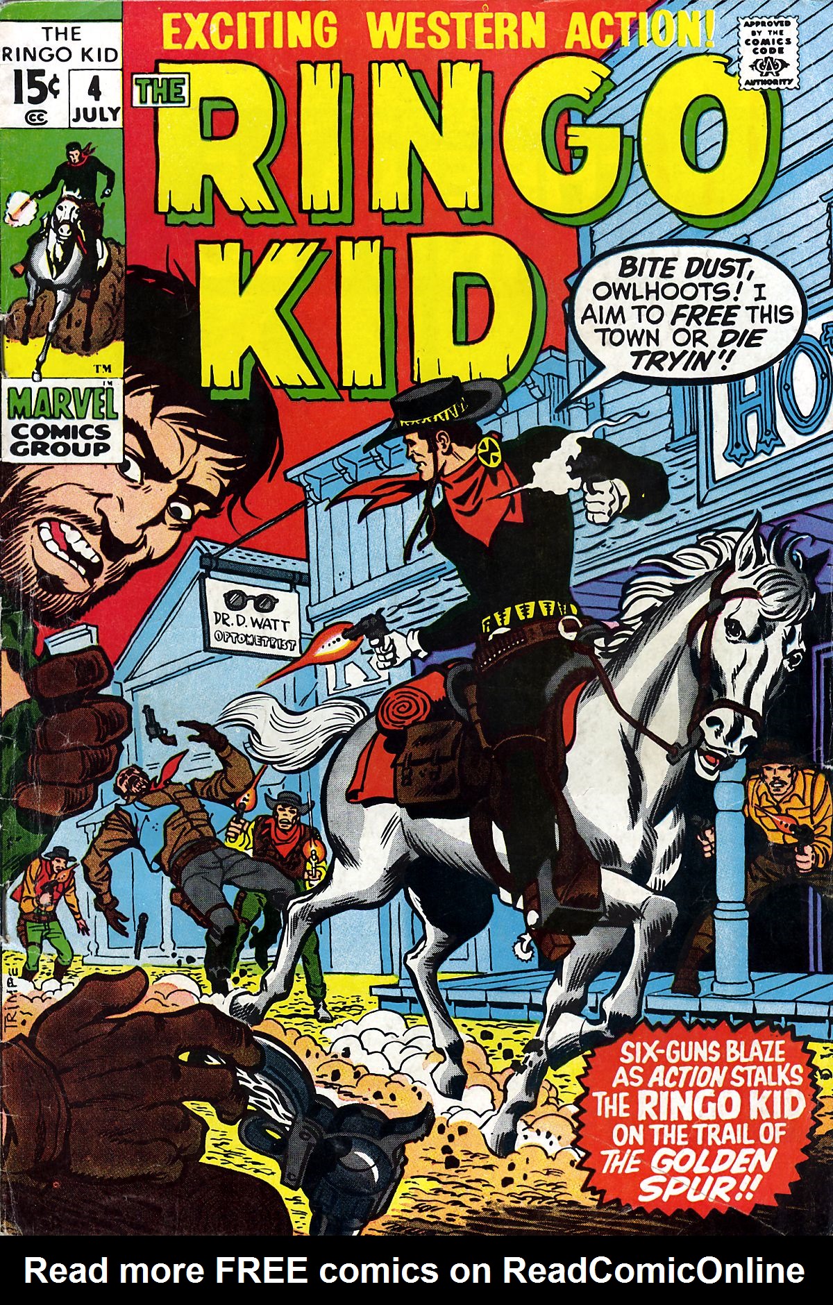 Read online Ringo Kid (1970) comic -  Issue #4 - 1
