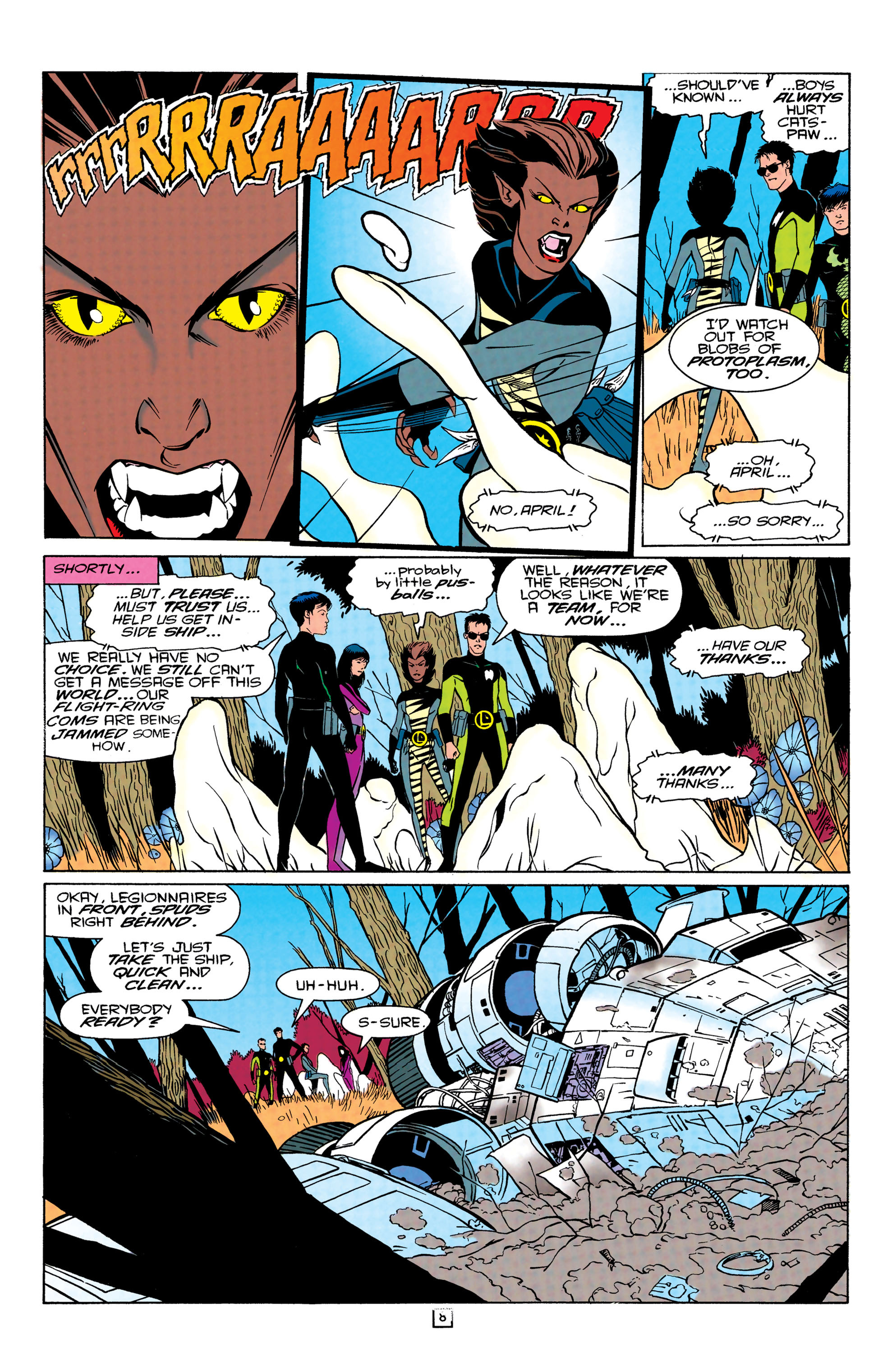 Read online Legionnaires comic -  Issue #10 - 9