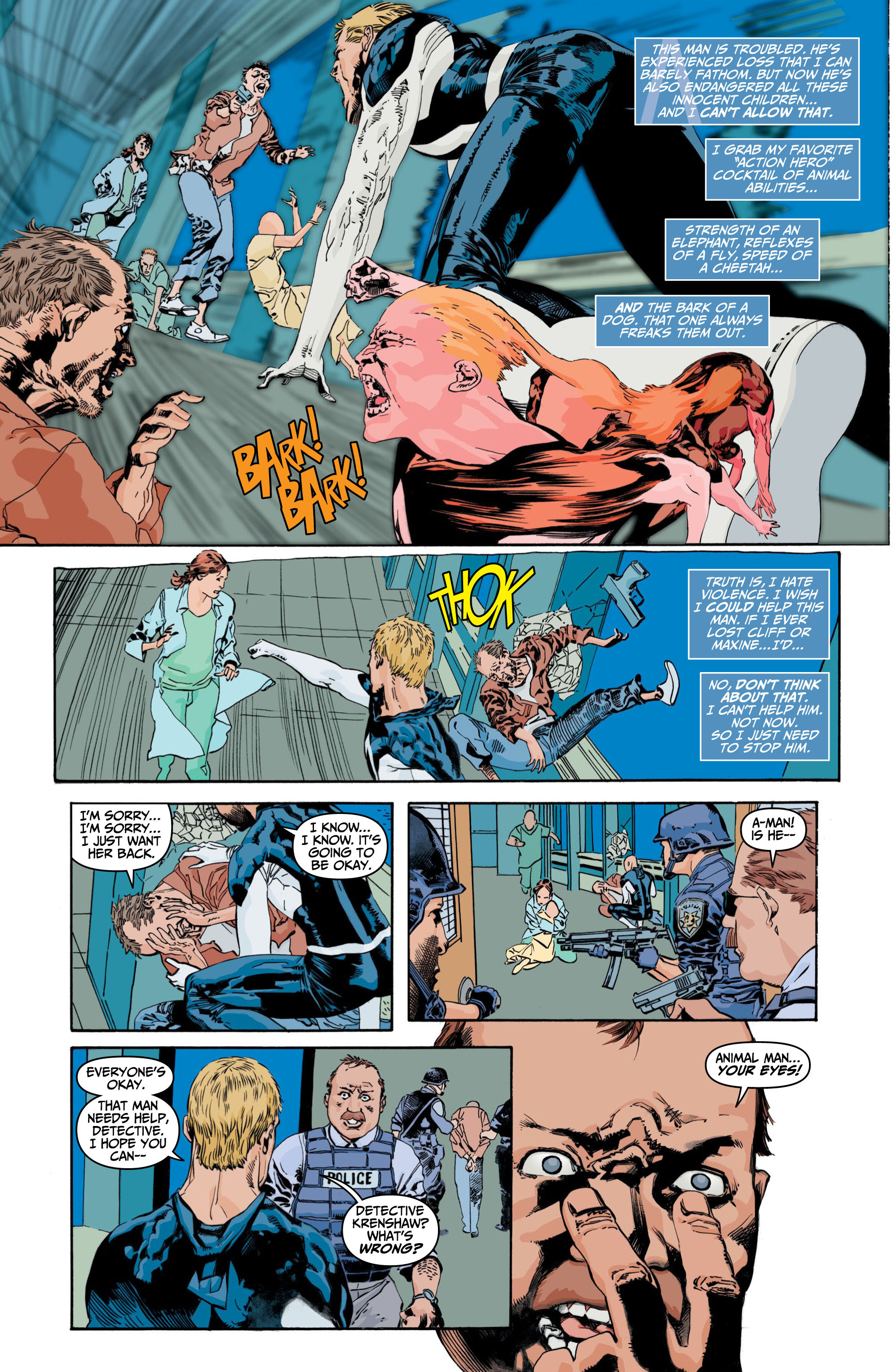 Read online Animal Man: The Hunt comic -  Issue # TPB - 16