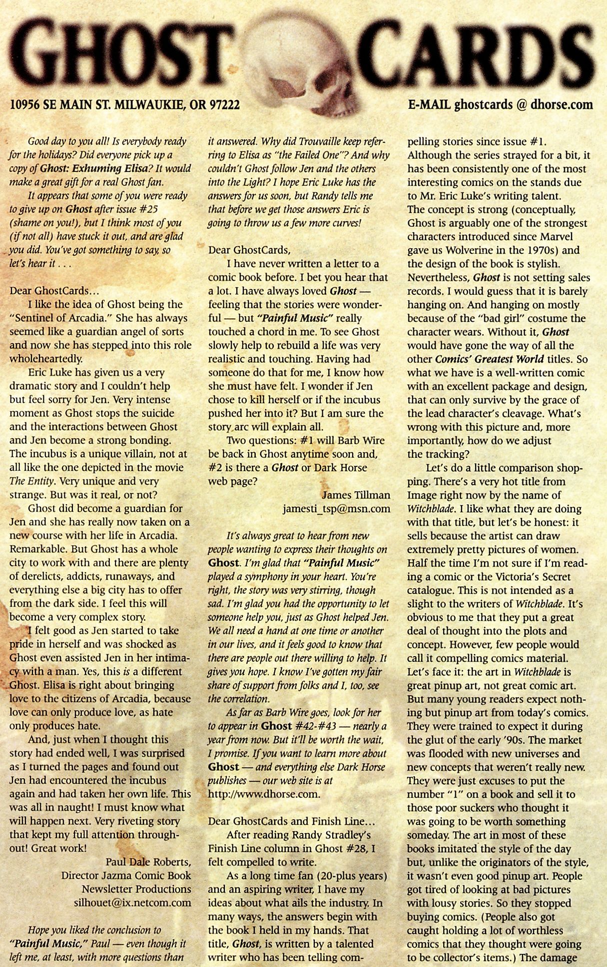 Read online Ghost (1995) comic -  Issue #32 - 24