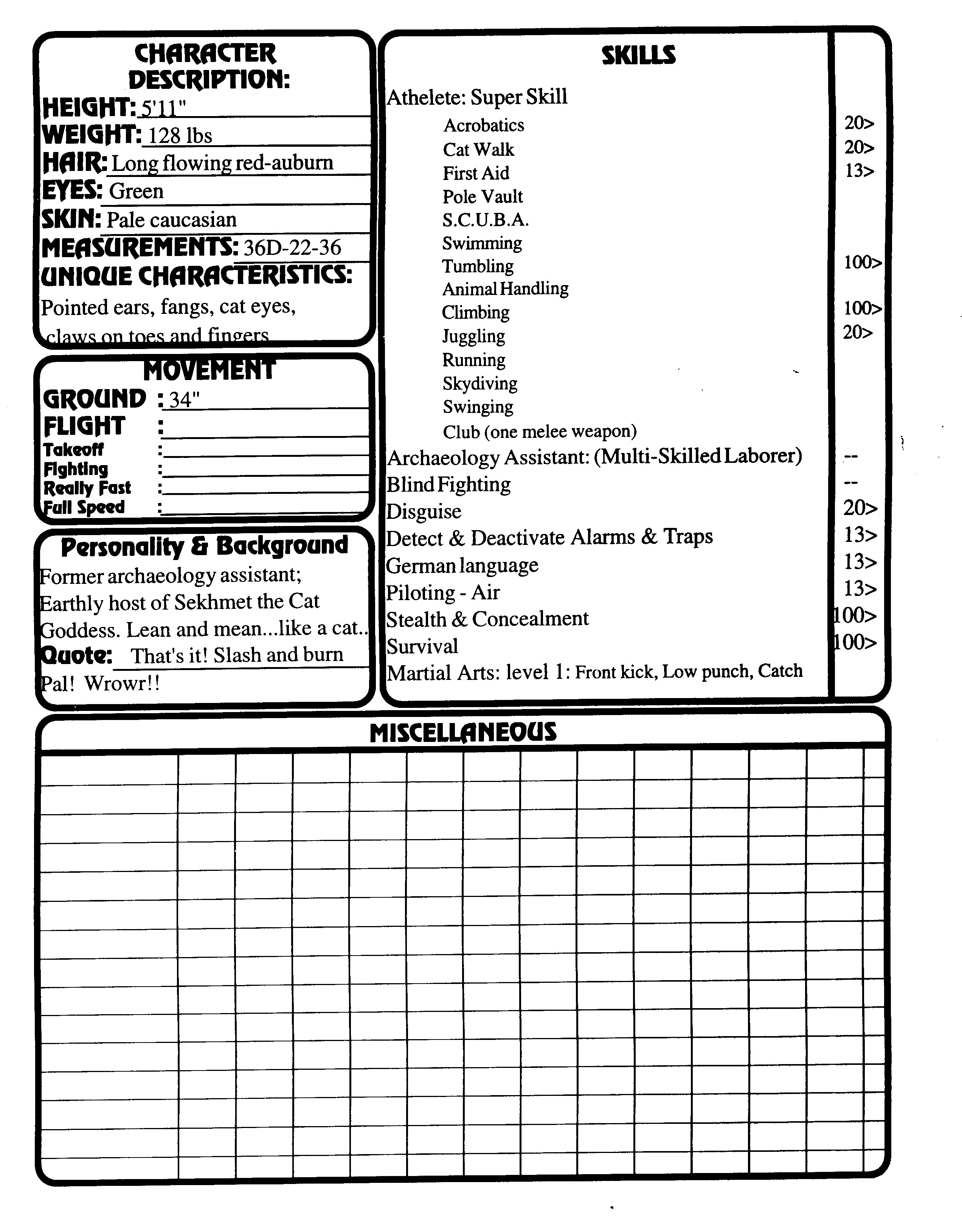 Read online Superbabes: The Femforce Role-Playing Game comic -  Issue # TPB - 142