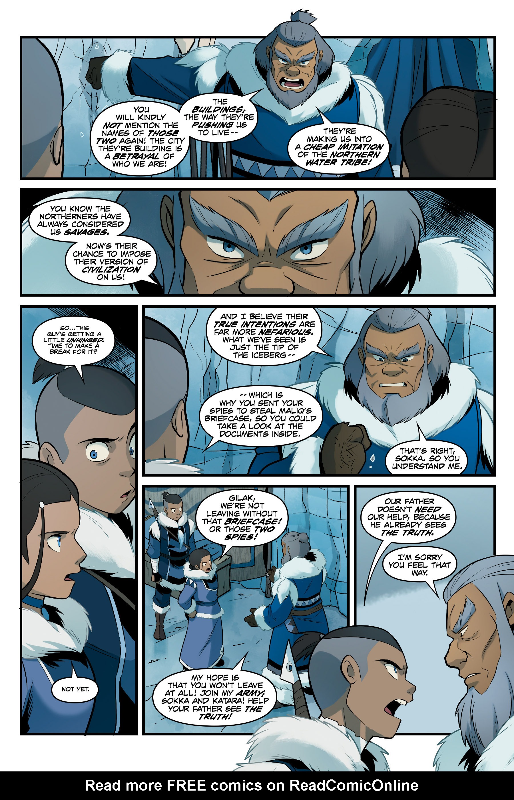 Read online Nickelodeon Avatar: The Last Airbender - North and South comic -  Issue #1 - 59