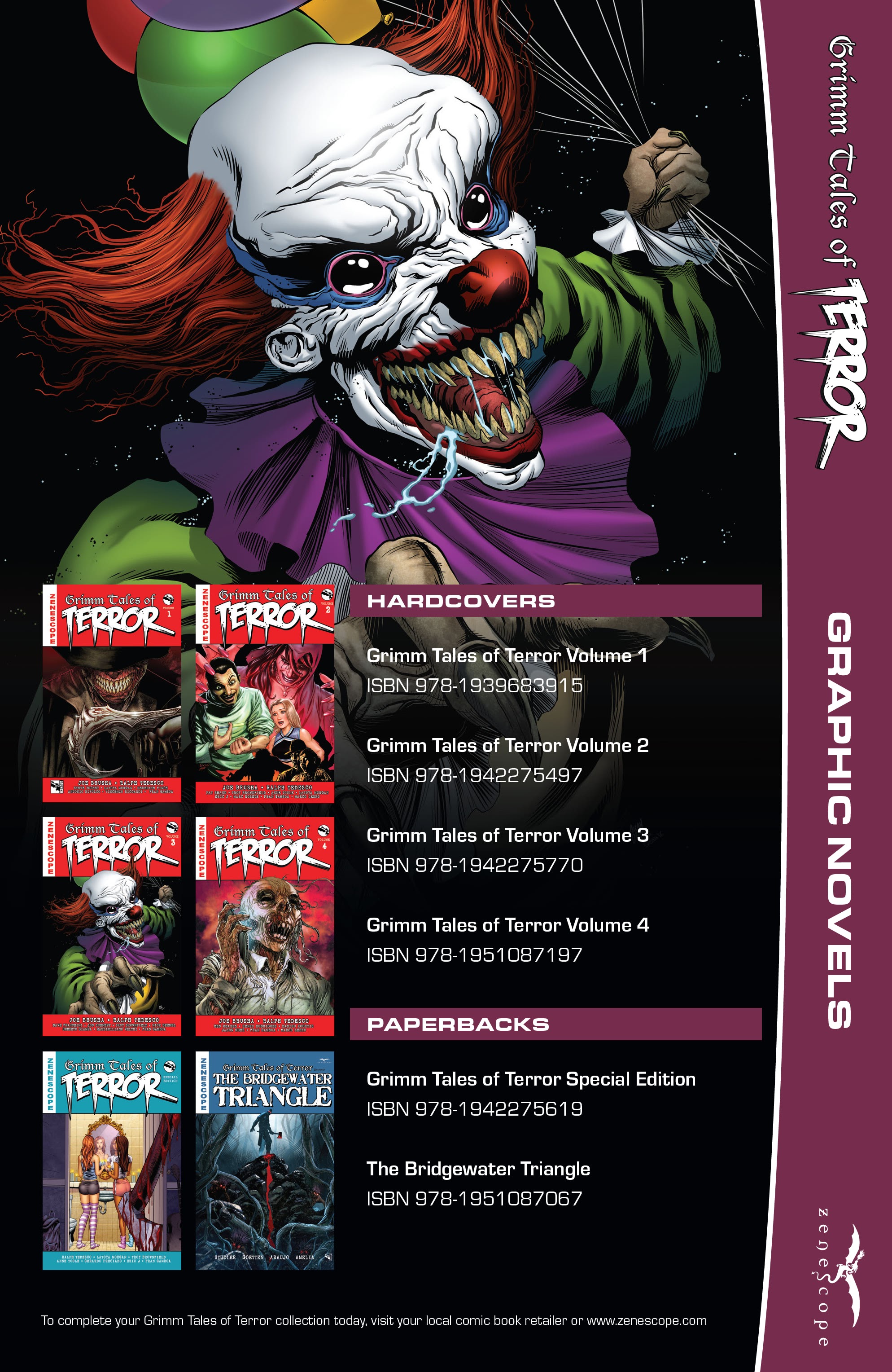 Read online Grimm Tales of Terror Quarterly: Back to School comic -  Issue # Full - 76