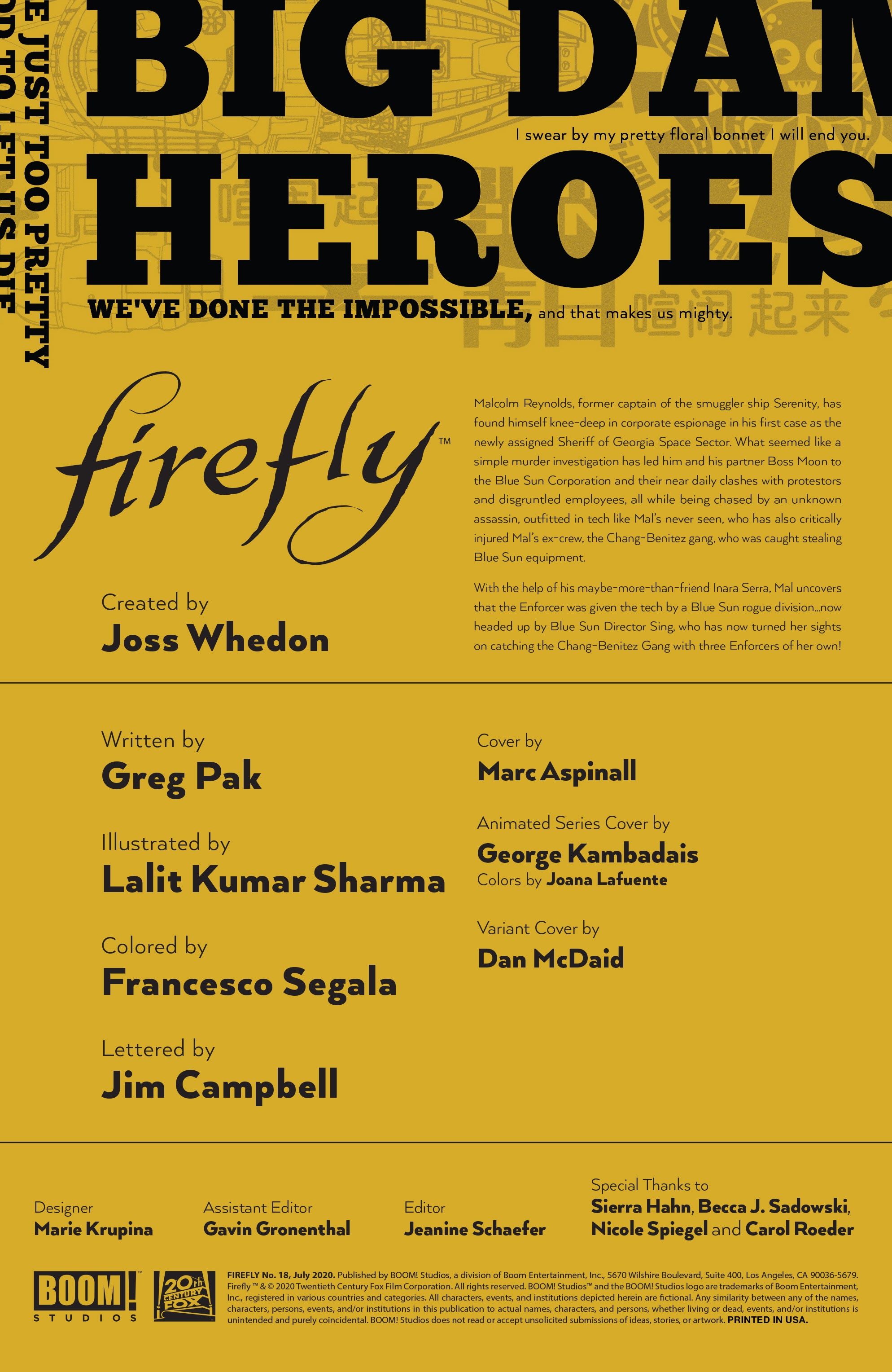Read online Firefly comic -  Issue #18 - 2