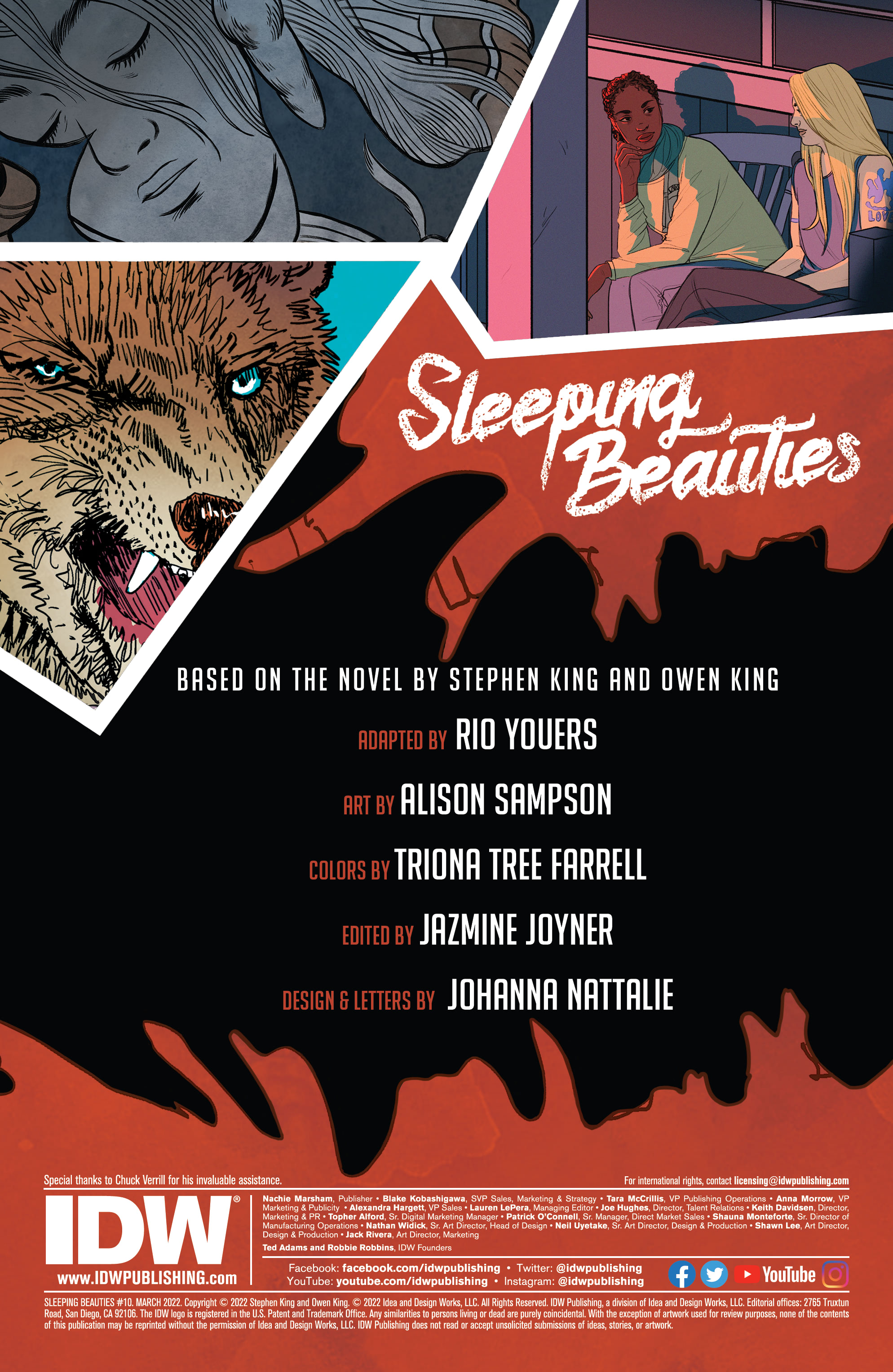 Read online Sleeping Beauties comic -  Issue #10 - 2