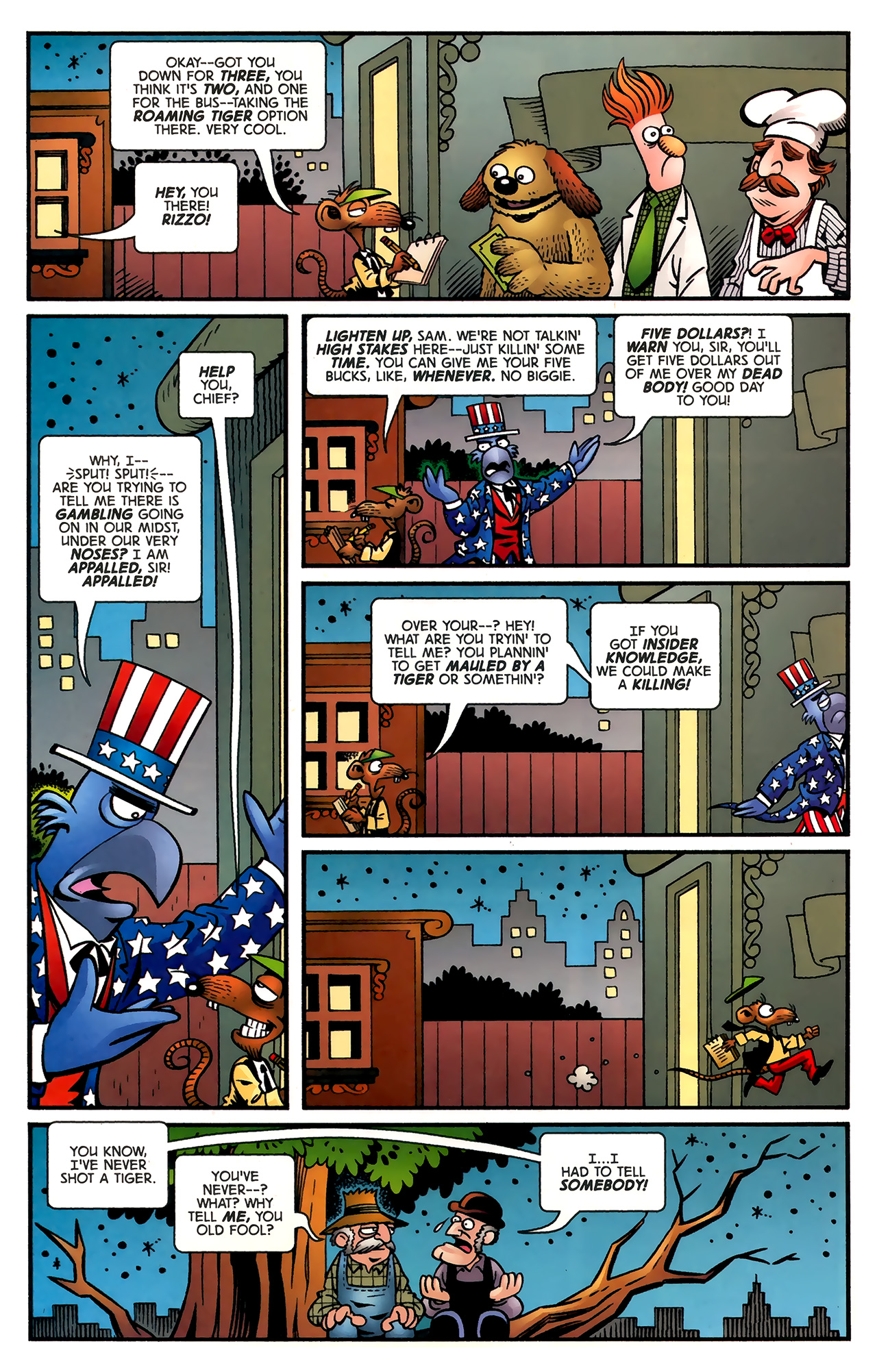 Read online The Muppet Show: The Comic Book comic -  Issue #1 - 12