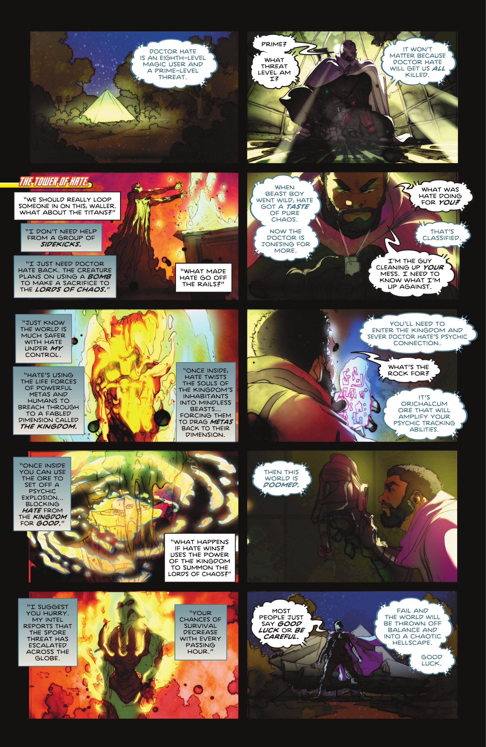 Read online Titans Beast World: Waller Rising comic -  Issue # Full - 13