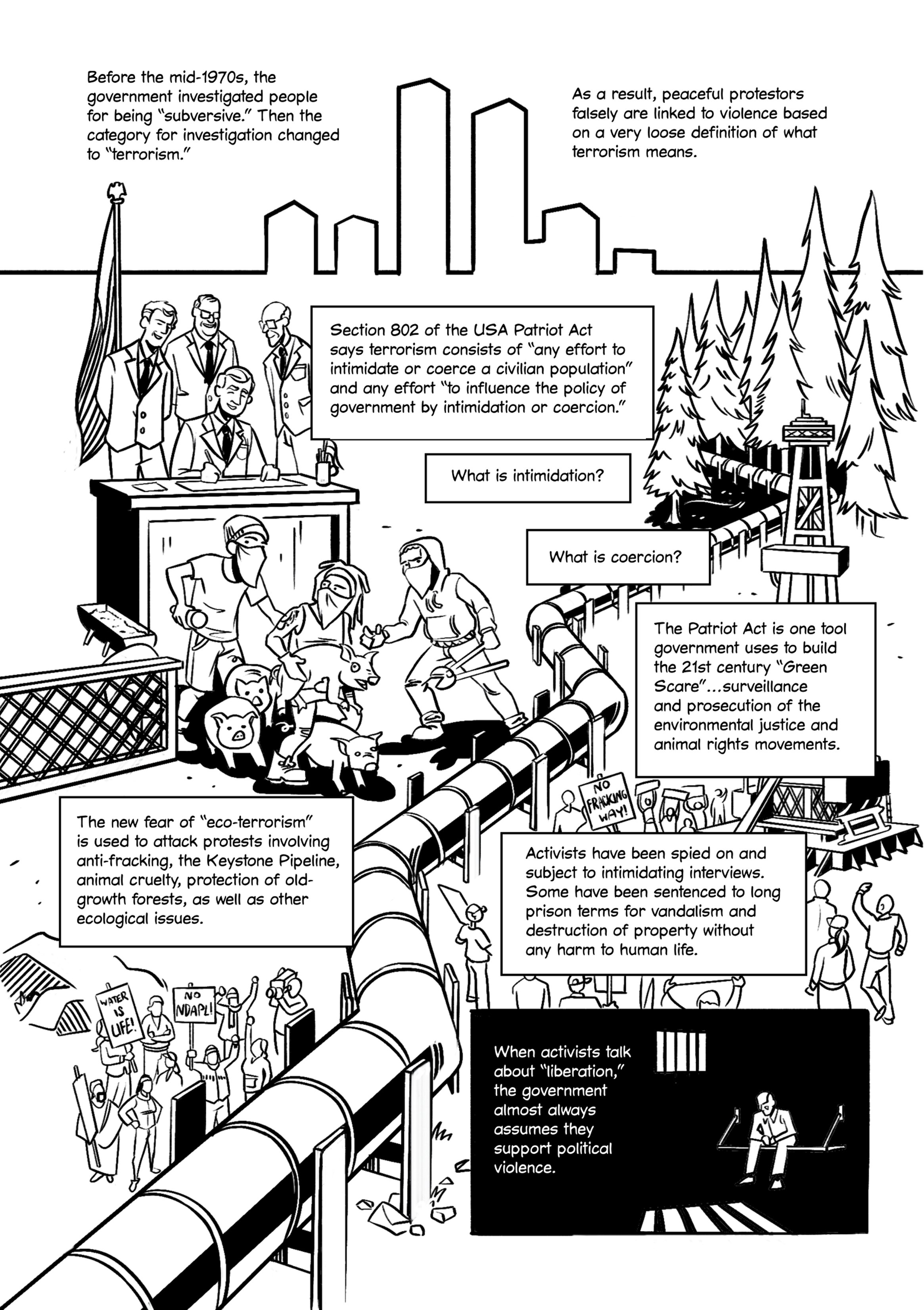 Read online The Machine Never Blinks: A Graphic History of Spying and Surveillance comic -  Issue # TPB - 100