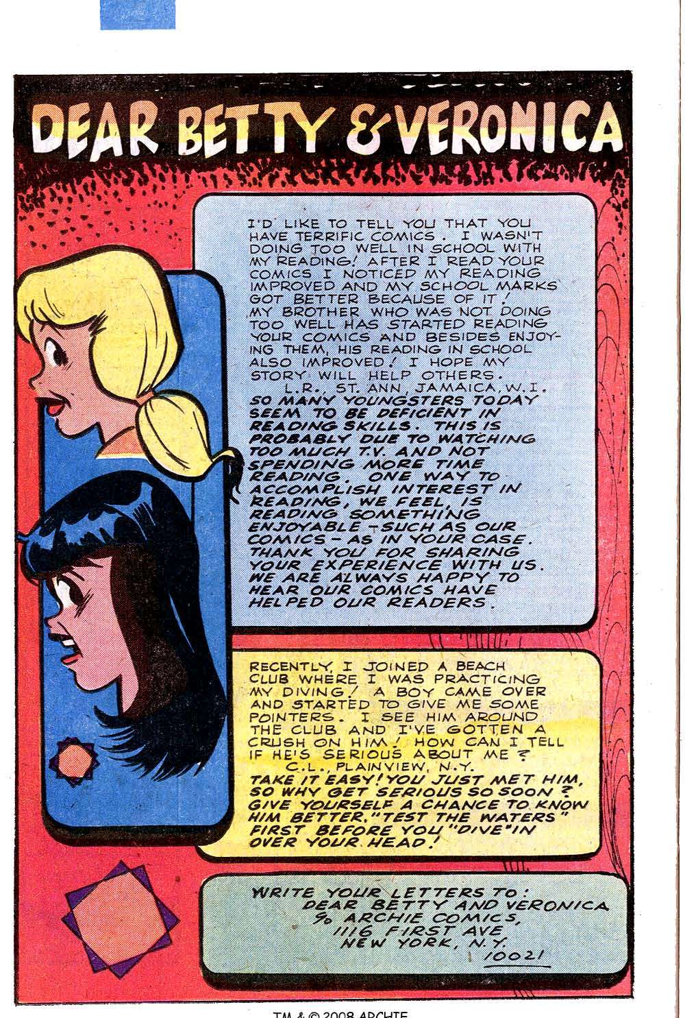 Read online Archie's Girls Betty and Veronica comic -  Issue #286 - 26