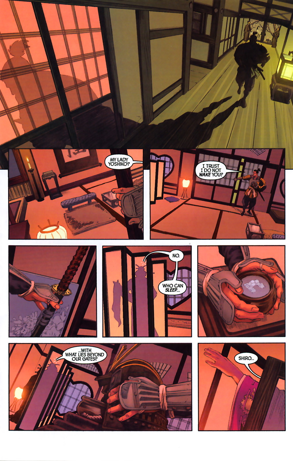 Read online Samurai: Heaven and Earth comic -  Issue #1 - 7