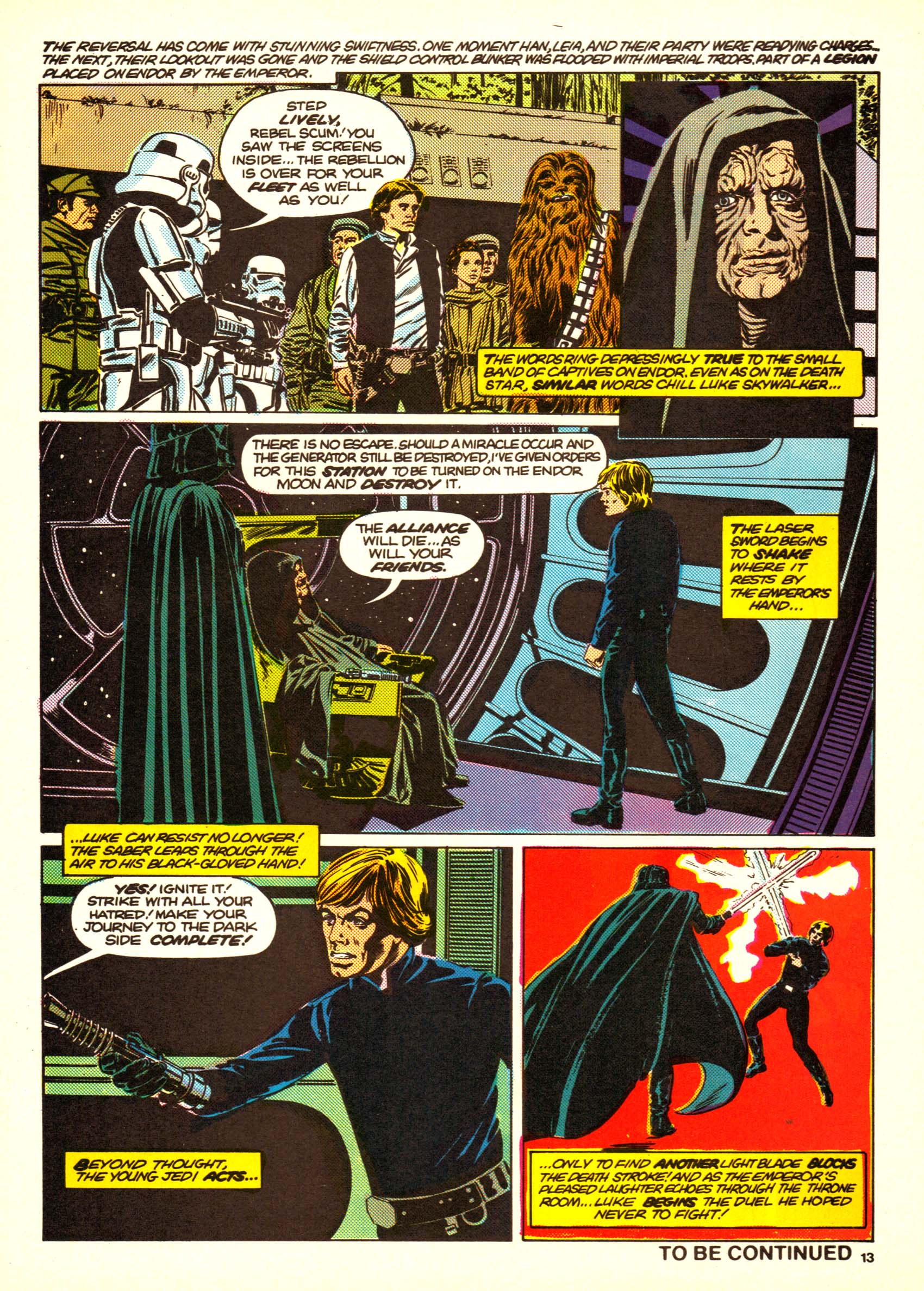 Read online Return of the Jedi comic -  Issue #154 - 13
