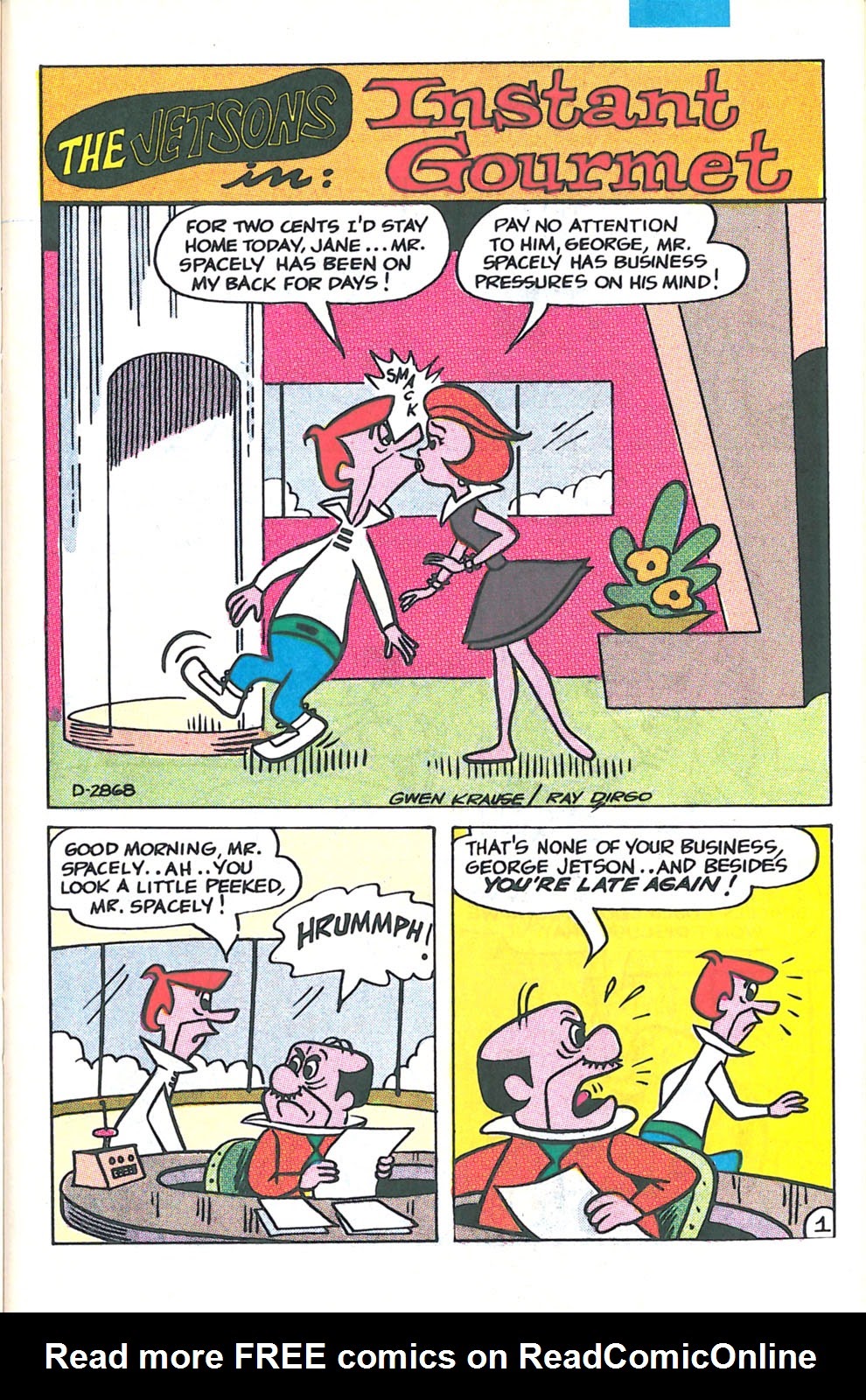 Read online Jetsons Giant Size comic -  Issue #1 - 30