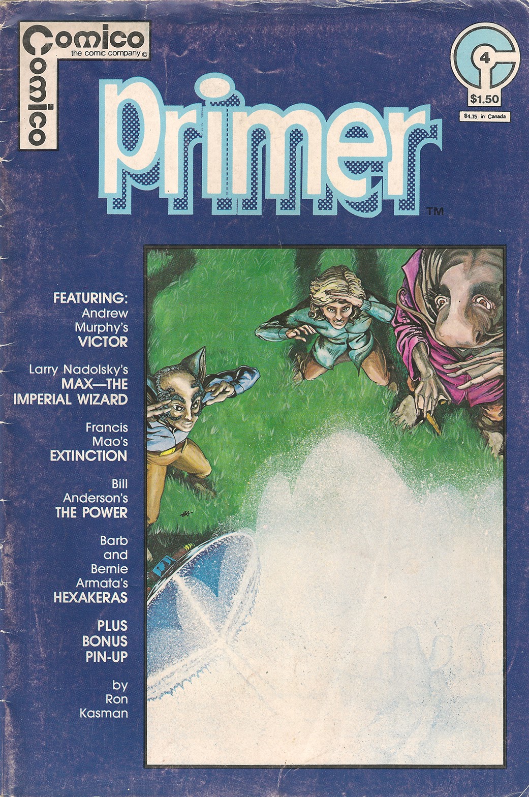 Read online Comico Primer comic -  Issue #4 - 1