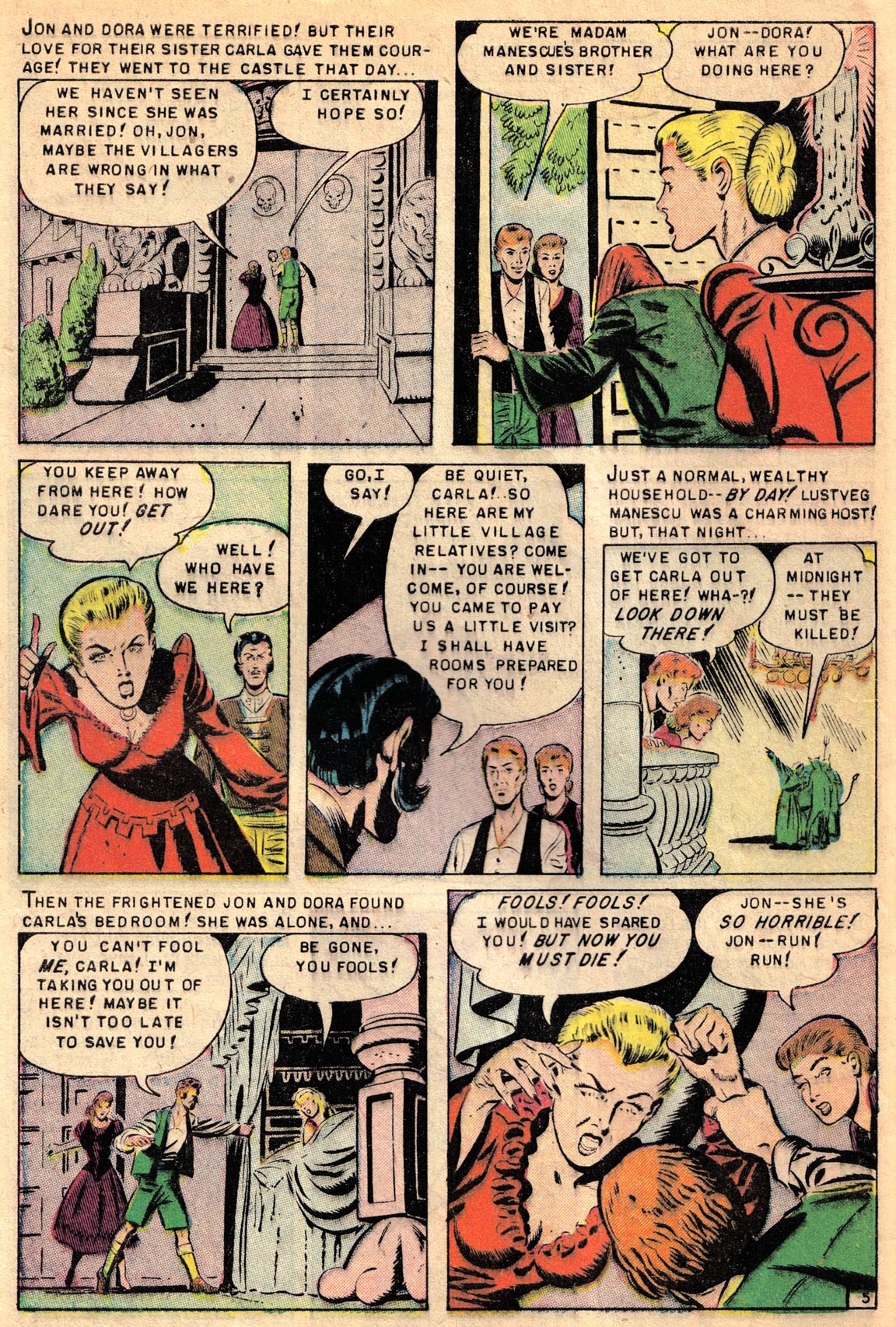 Read online Witchcraft (1952) comic -  Issue #5 - 32