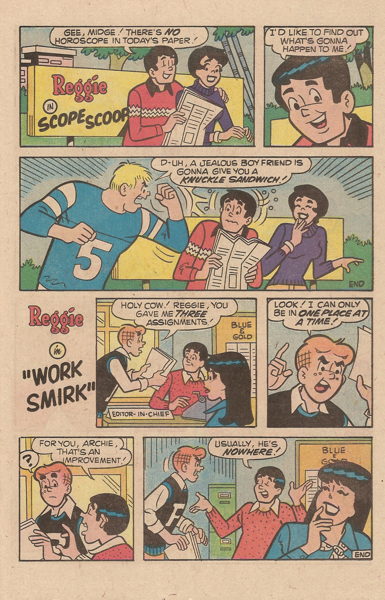 Read online Reggie's Wise Guy Jokes comic -  Issue #50 - 23