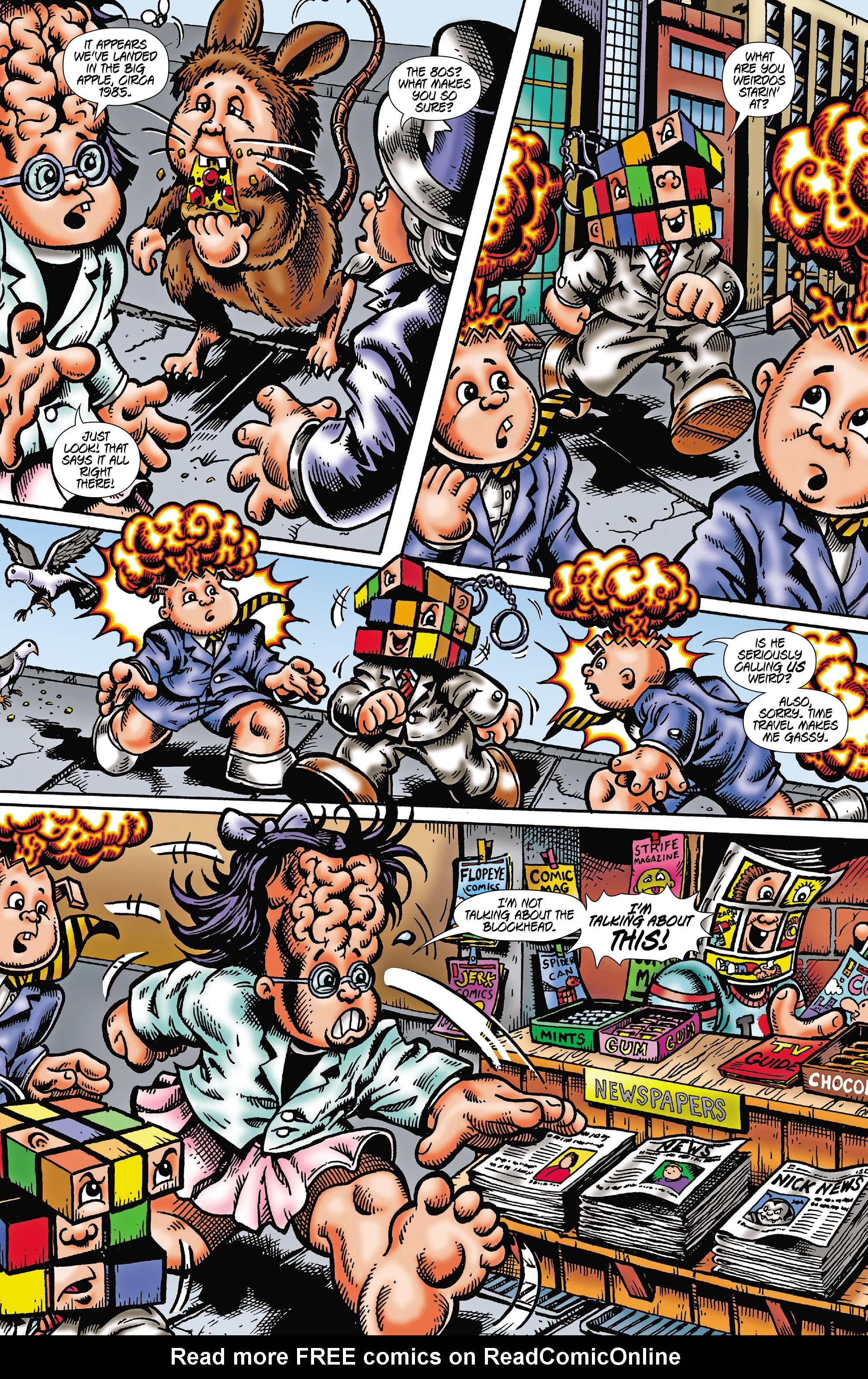 Read online Garbage Pail Kids: Trashin' Through Time comic -  Issue #1 - 7