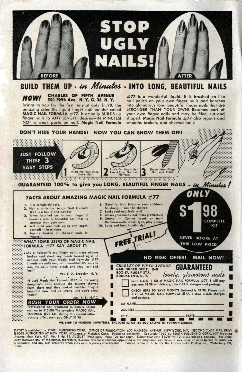 Read online Kathy (1959) comic -  Issue #18 - 2