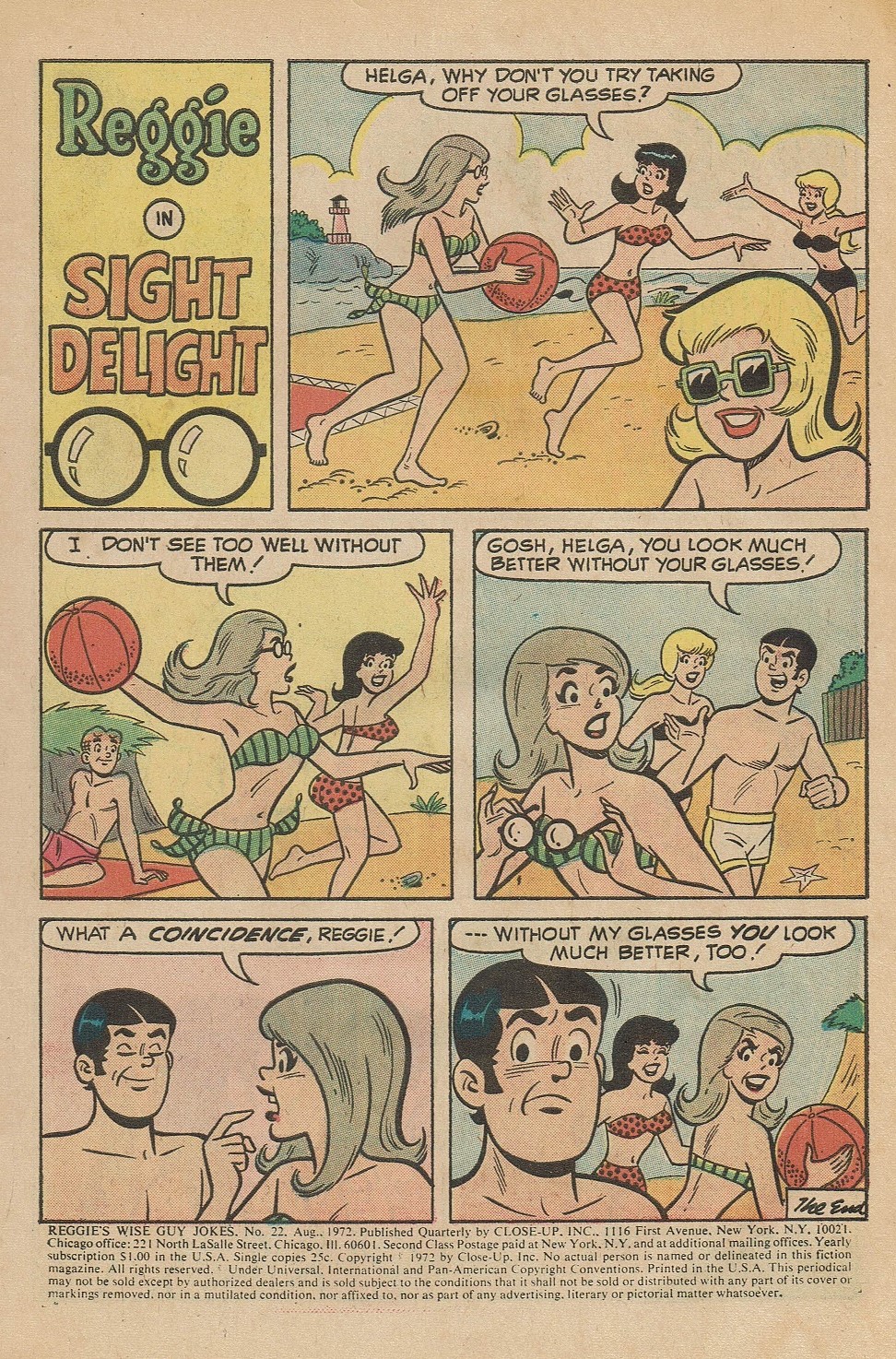 Read online Reggie's Wise Guy Jokes comic -  Issue #22 - 3