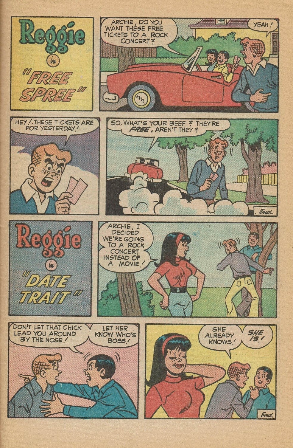 Read online Reggie's Wise Guy Jokes comic -  Issue #20 - 31