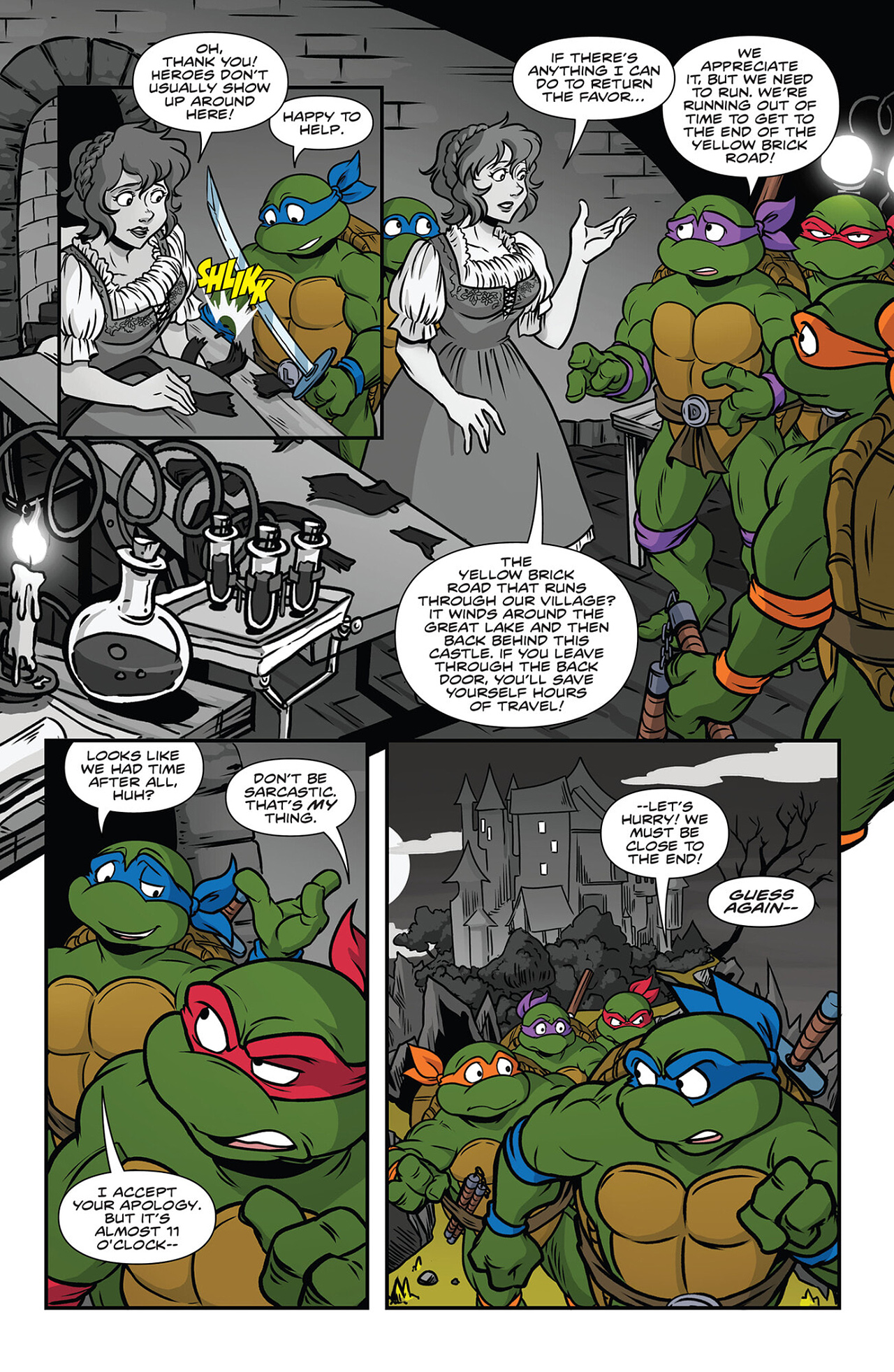Read online Teenage Mutant Ninja Turtles: Saturday Morning Adventures – Halloween Special comic -  Issue # Full - 25