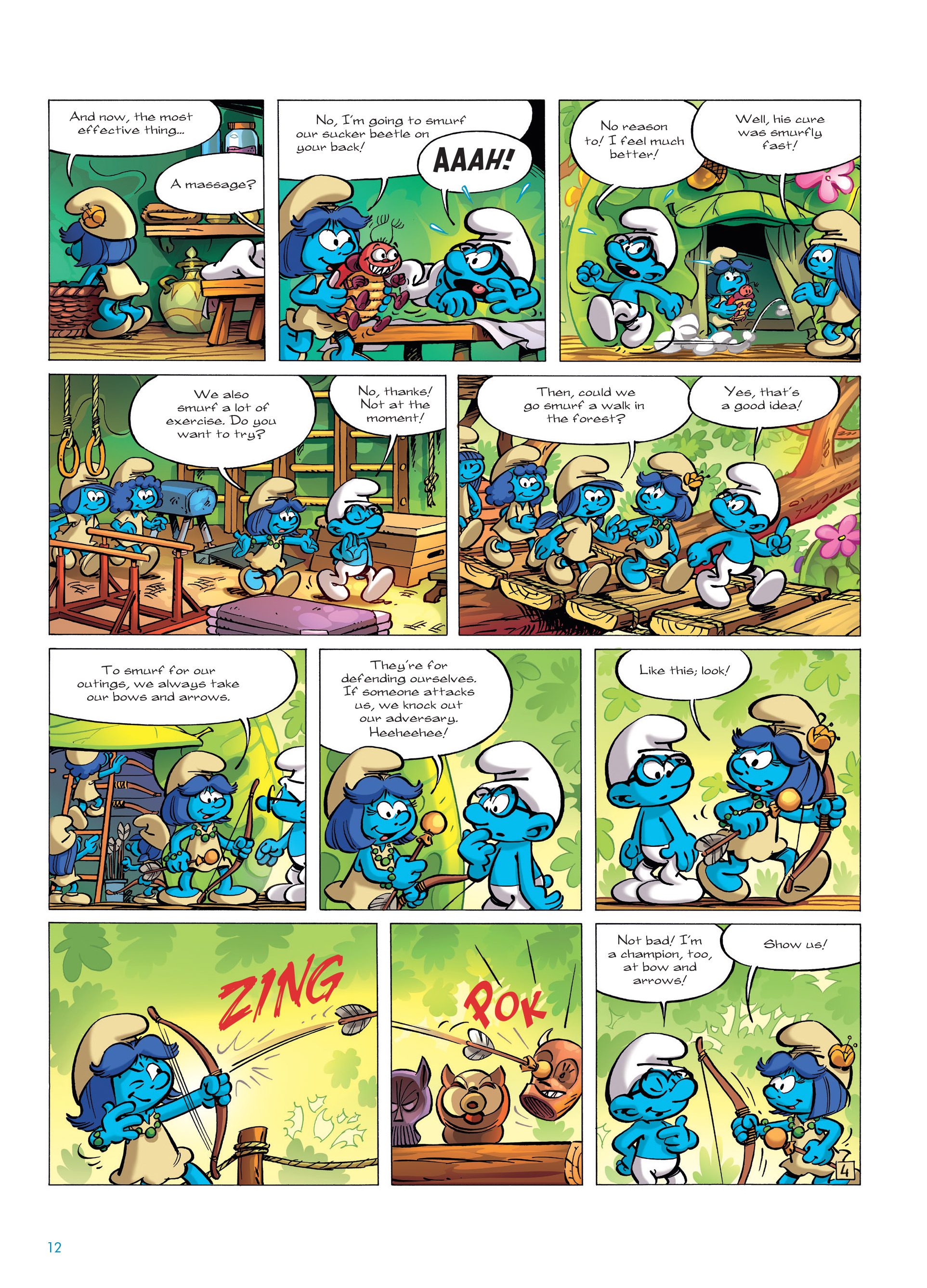 Read online Smurfs: The Village Behind The Wall comic -  Issue #1 - 12