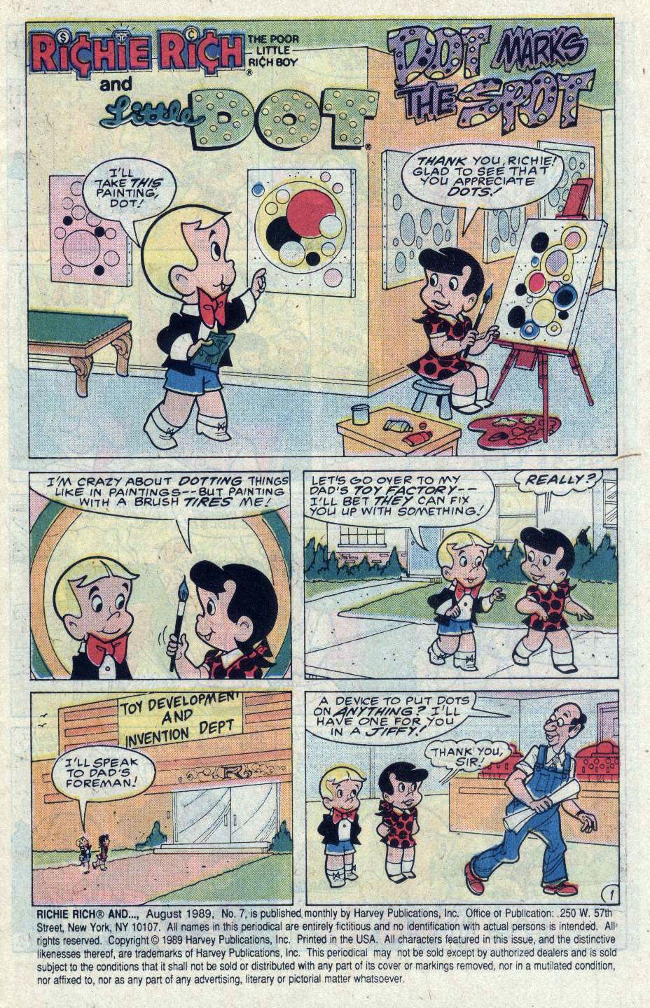 Read online Richie Rich And [...] comic -  Issue #7 - 3