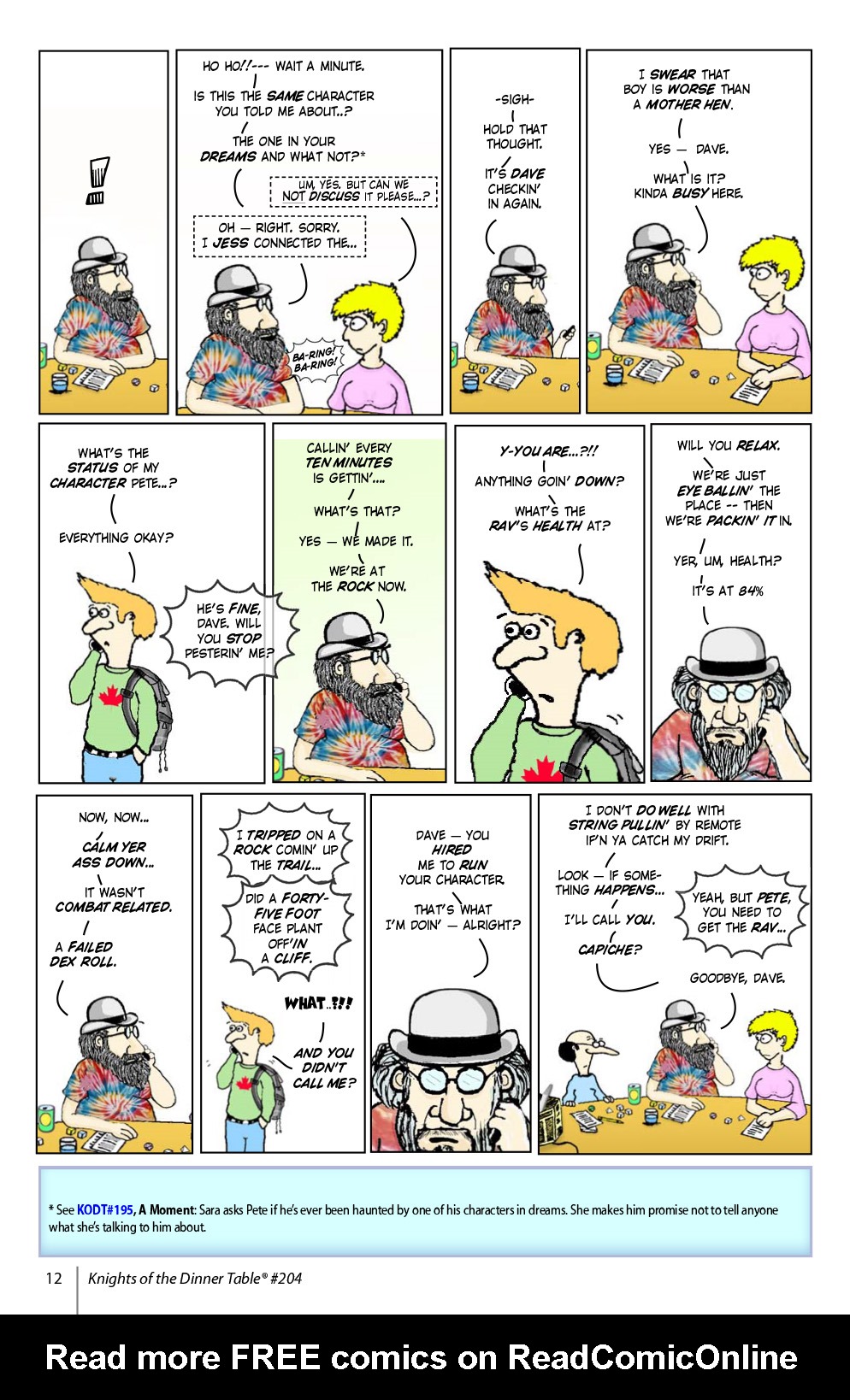 Read online Knights of the Dinner Table comic -  Issue #204 - 14